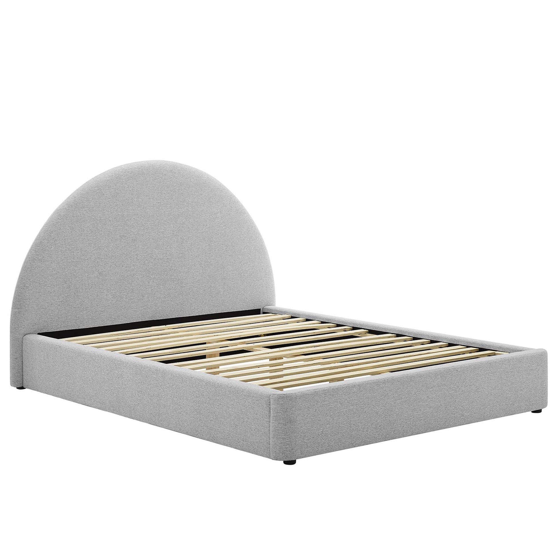 Resort Upholstered Fabric Arched Round King Platform Bed by Modway - Best Buy Furniture