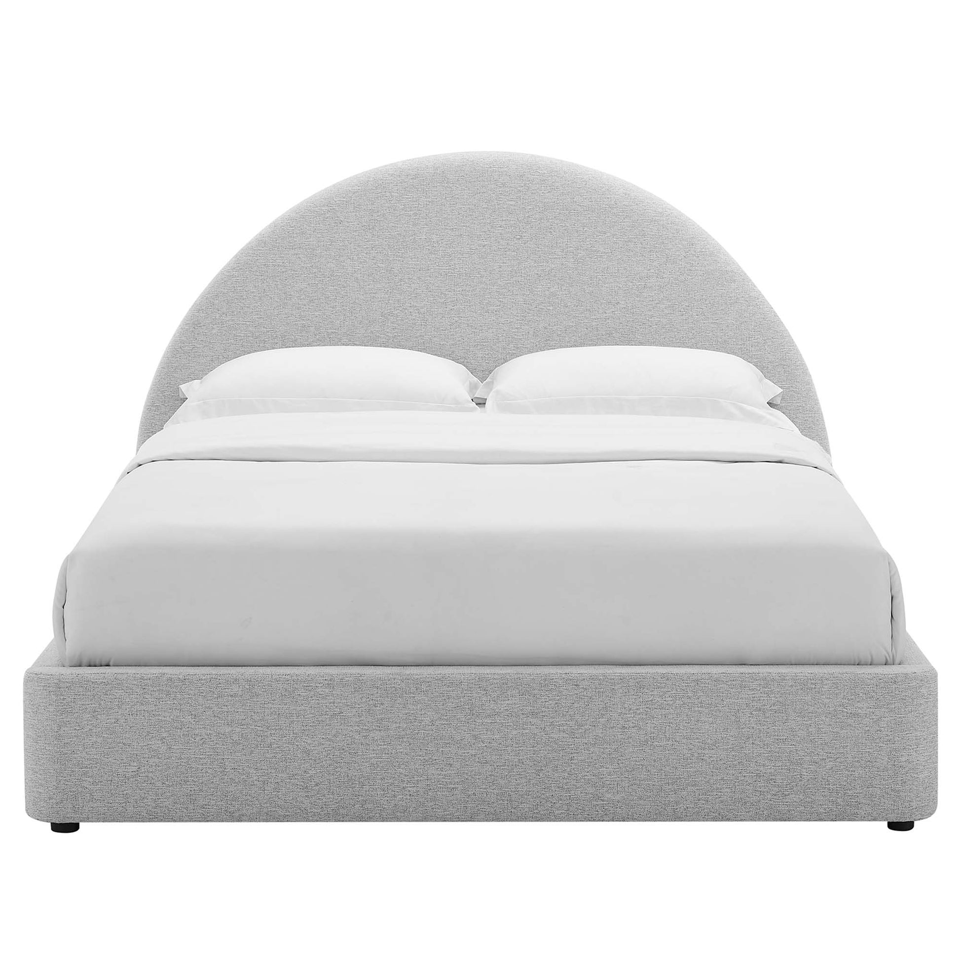 Resort Upholstered Fabric Arched Round King Platform Bed by Modway - Best Buy Furniture