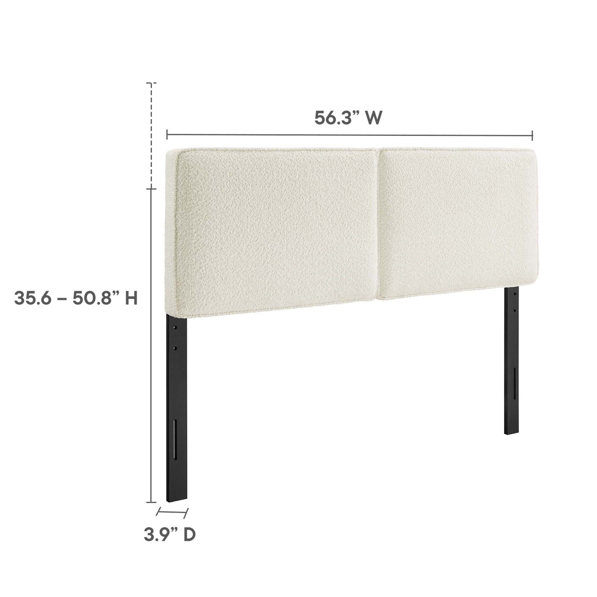Lindee Boucle Fabric Full Headboard by Modway - Best Buy Furniture