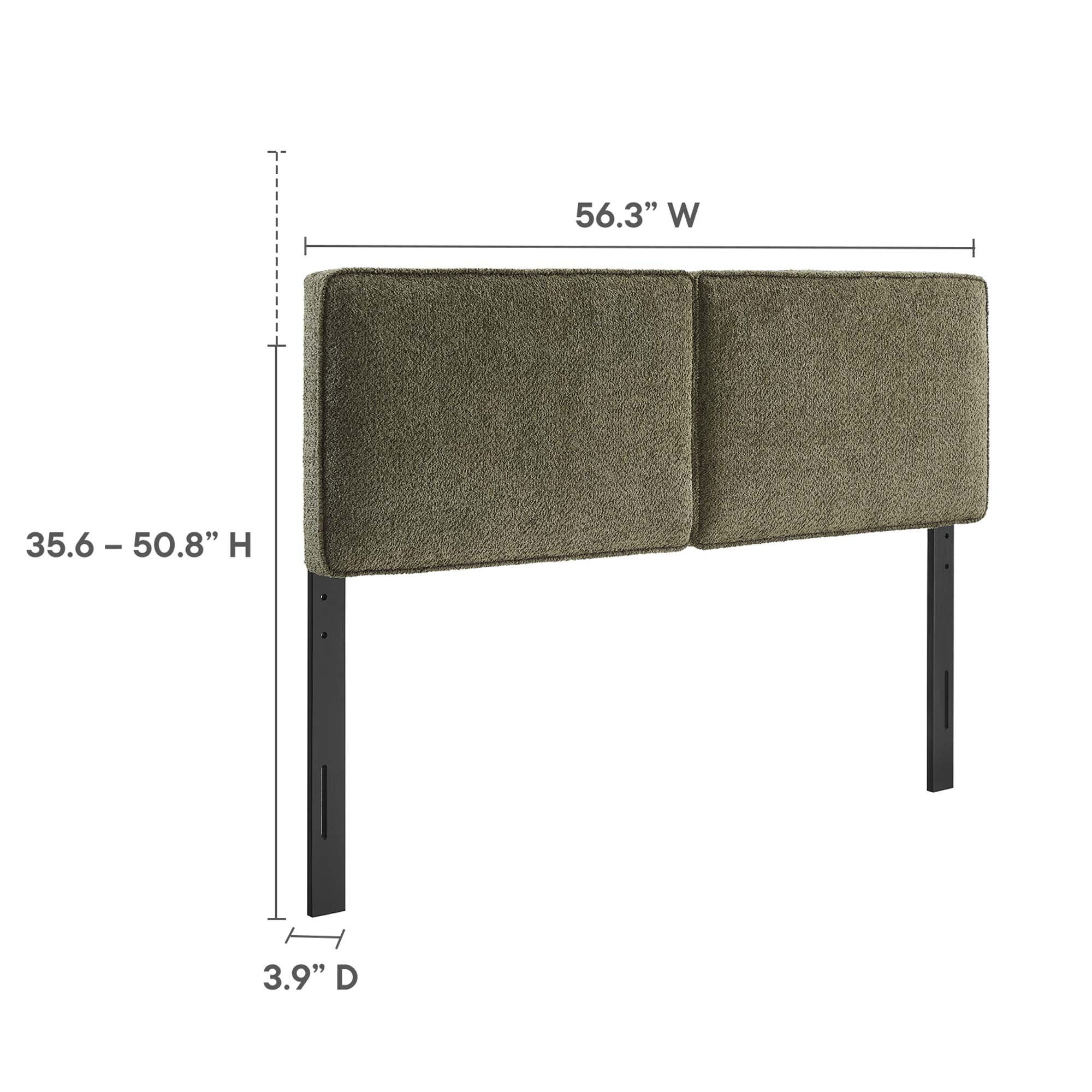 Lindee Boucle Fabric Full Headboard by Modway - Best Buy Furniture