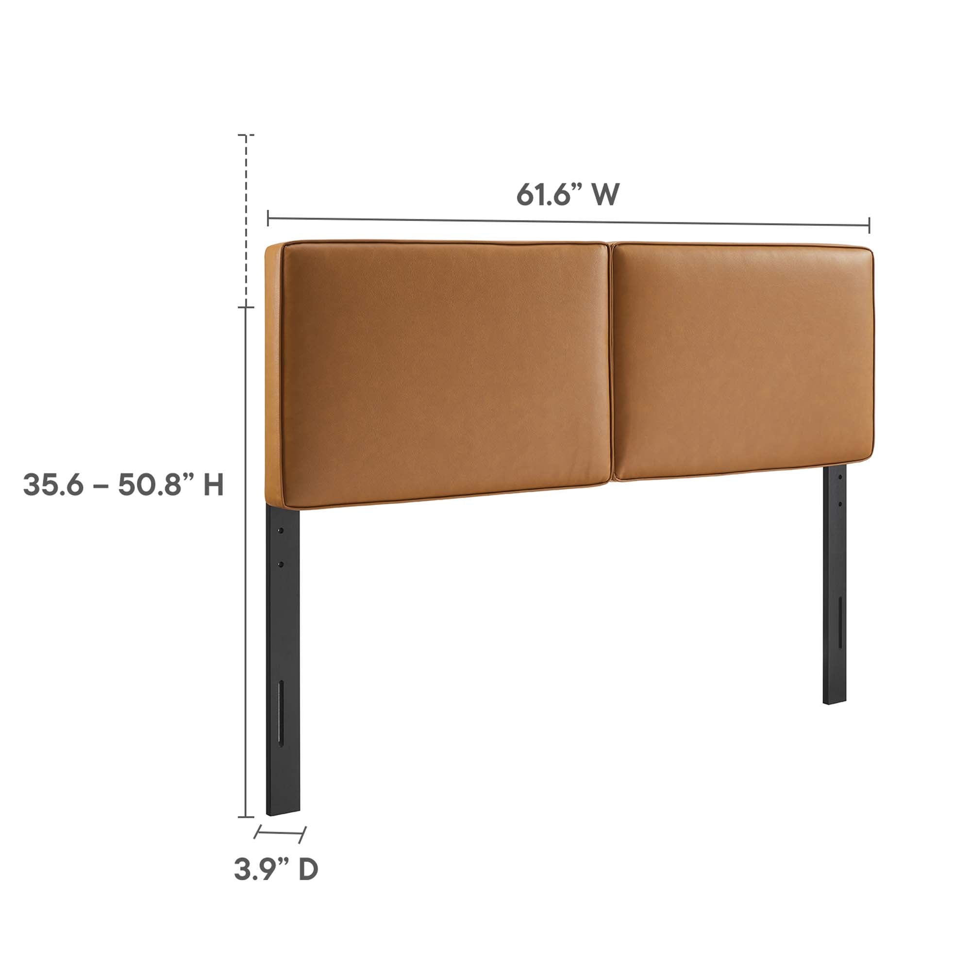 Lindee Vegan Leather Queen Headboard by Modway - Best Buy Furniture