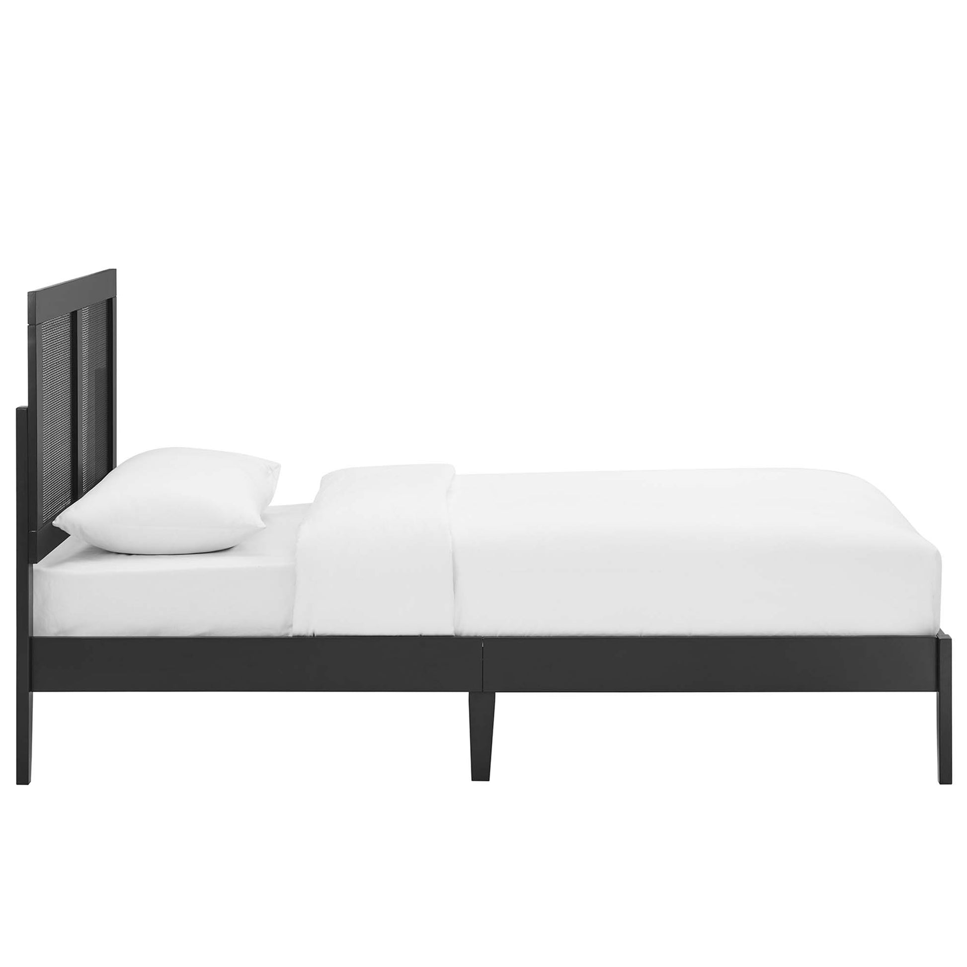 Sirocco Rattan and Wood Twin Platform Bed by Modway - Best Buy Furniture
