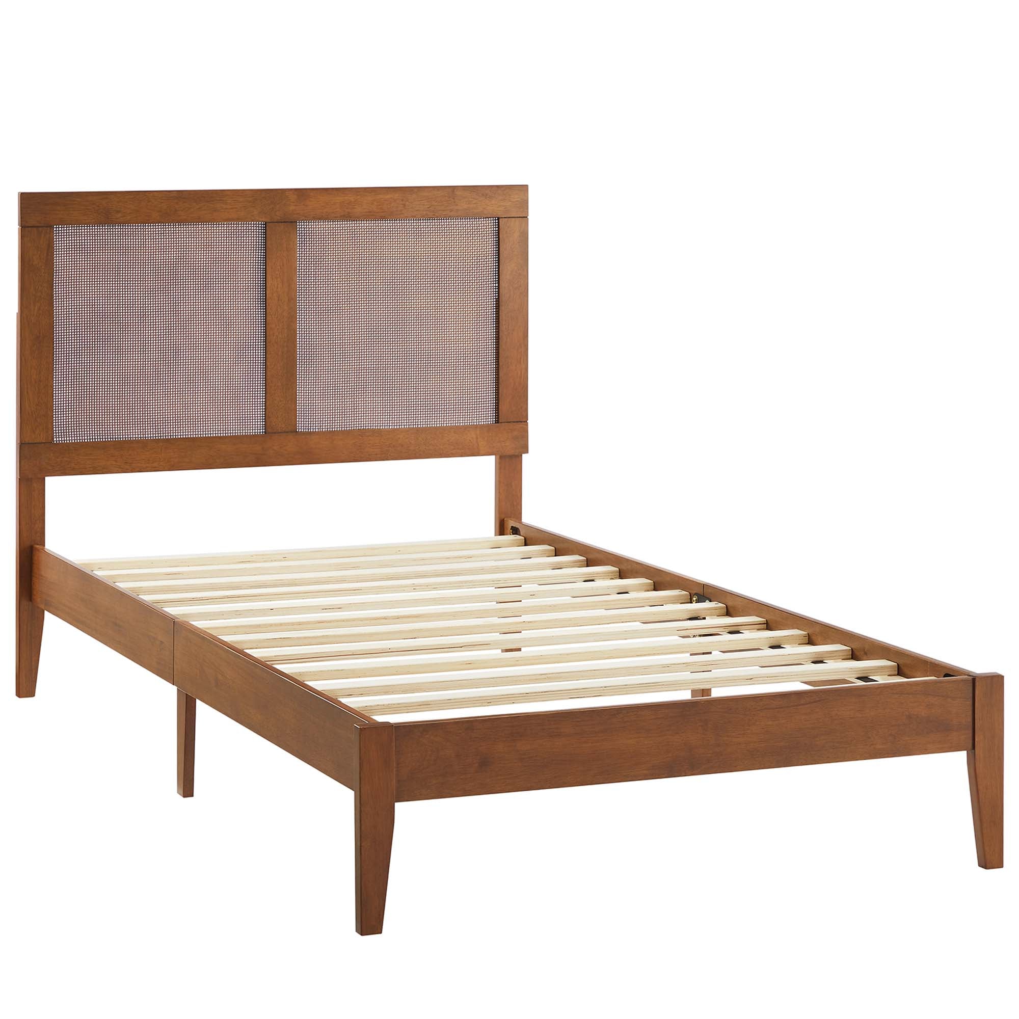 Sirocco Rattan and Wood Twin Platform Bed by Modway - Best Buy Furniture
