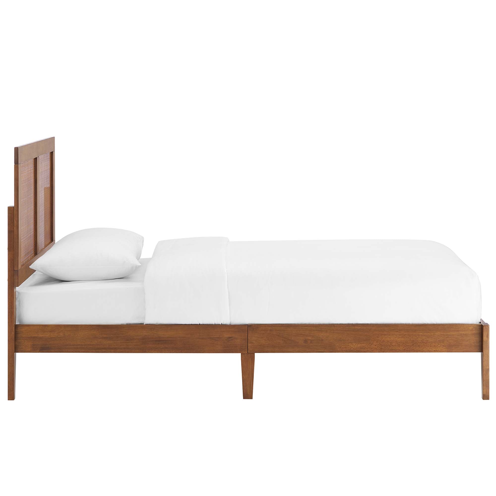 Sirocco Rattan and Wood Twin Platform Bed by Modway - Best Buy Furniture