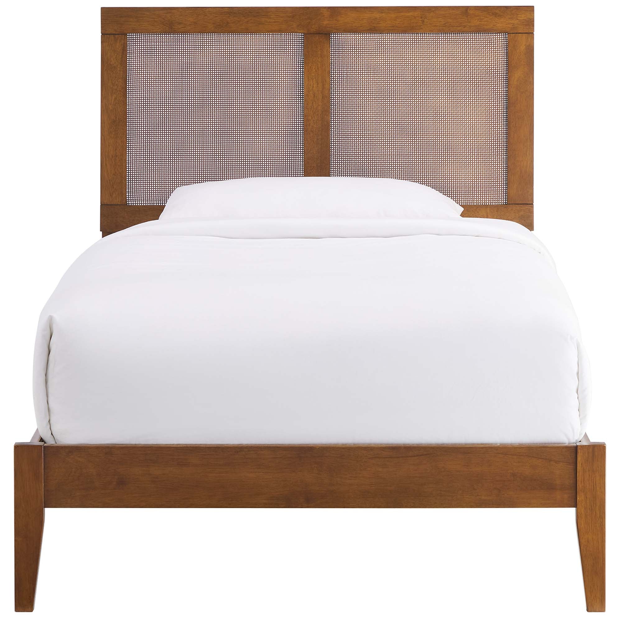 Sirocco Rattan and Wood Twin Platform Bed by Modway - Best Buy Furniture