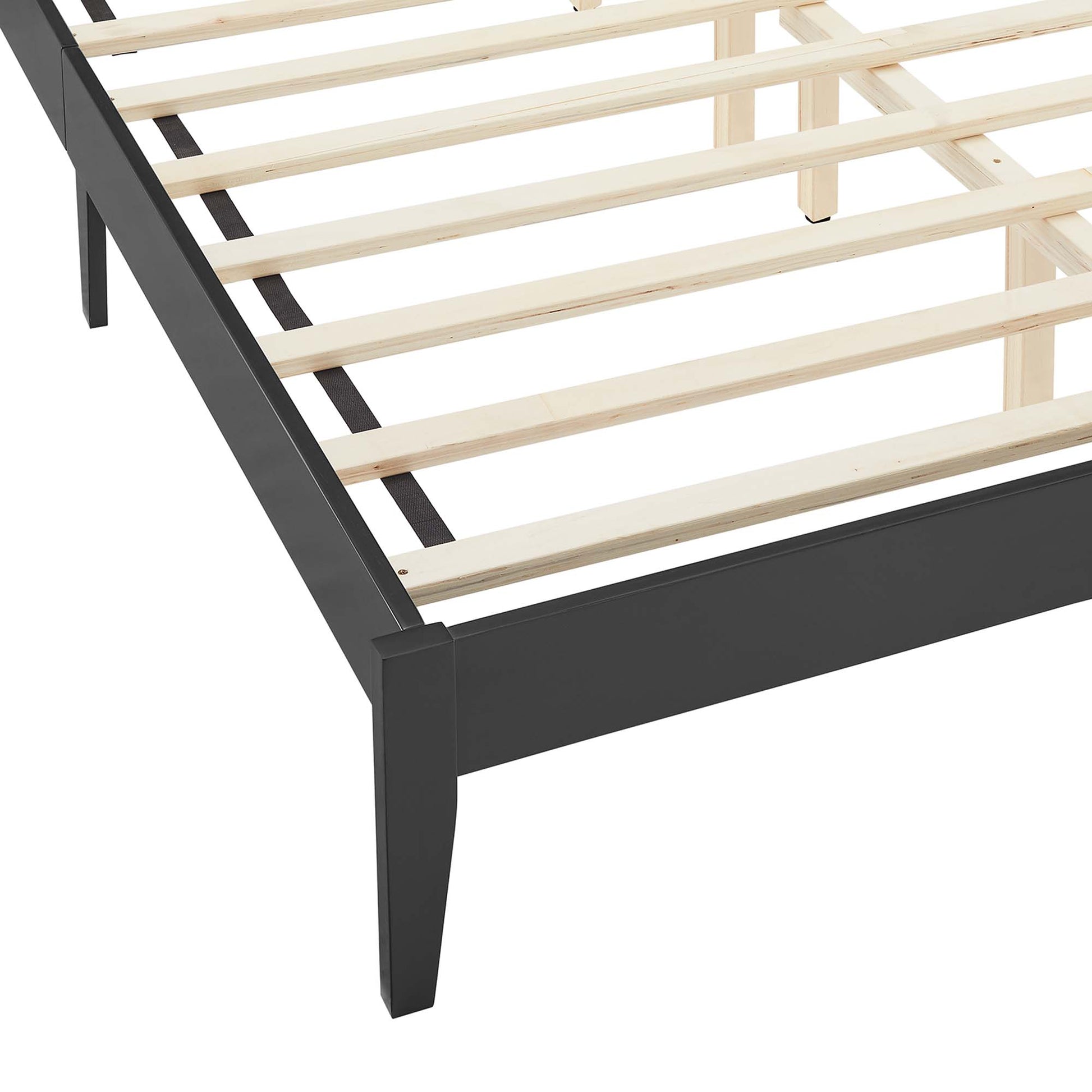Sirocco Rattan and Wood King Platform Bed by Modway - Best Buy Furniture