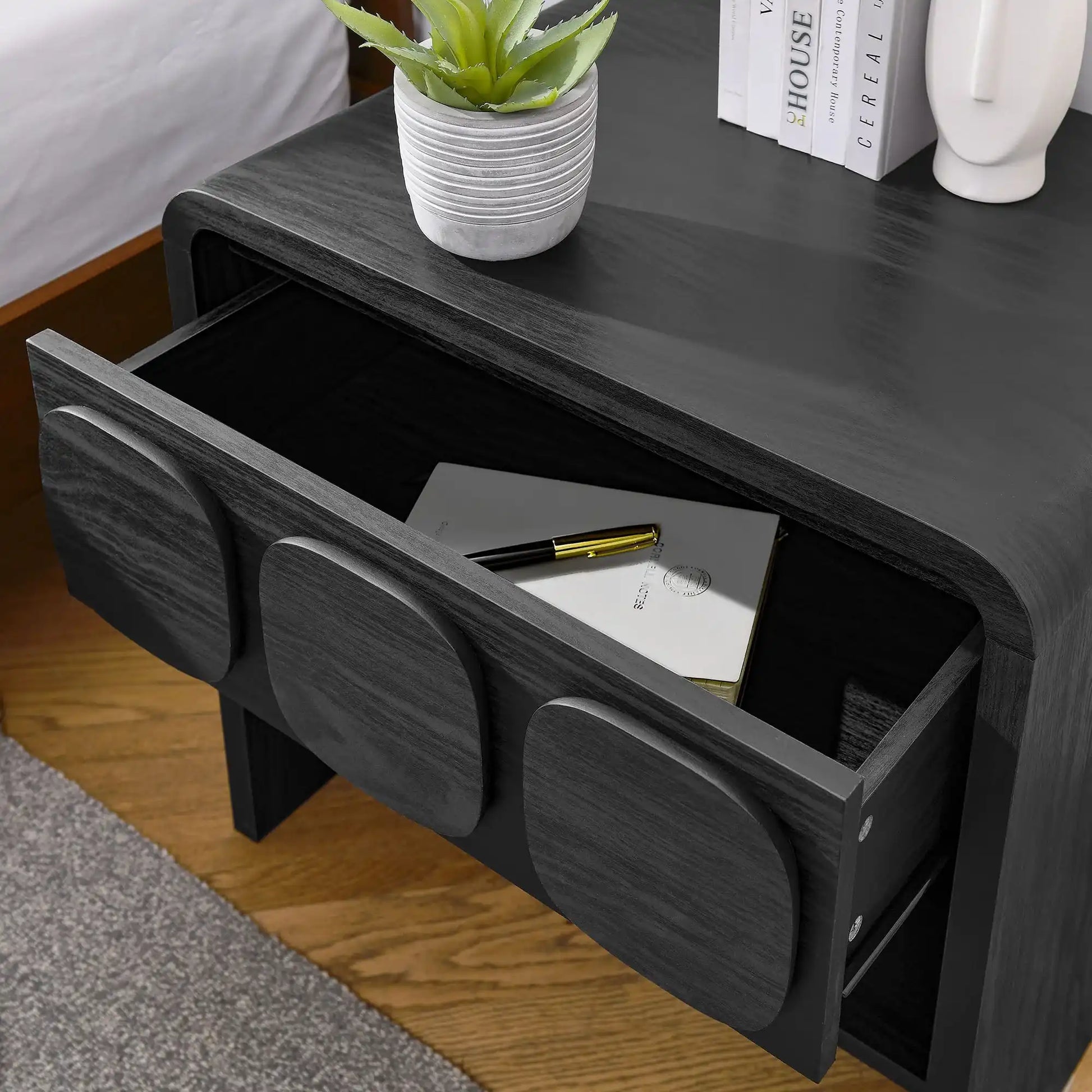 Toscana 1-Drawer Nightstand - Best Buy Furniture