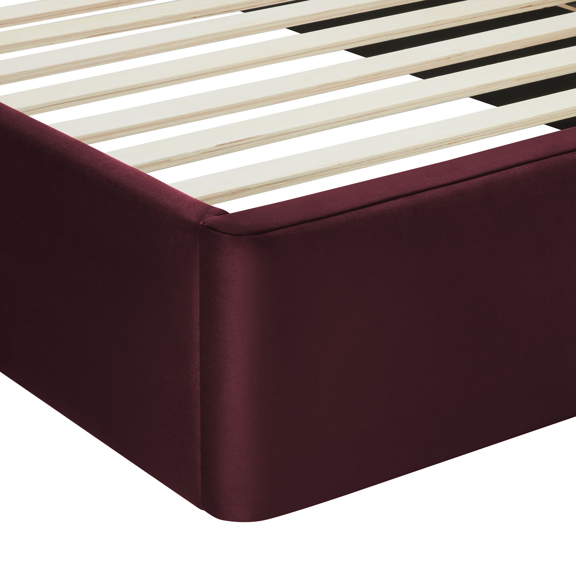 Solana Arched Performance Velvet Full Platform Bed by Modway - Best Buy Furniture