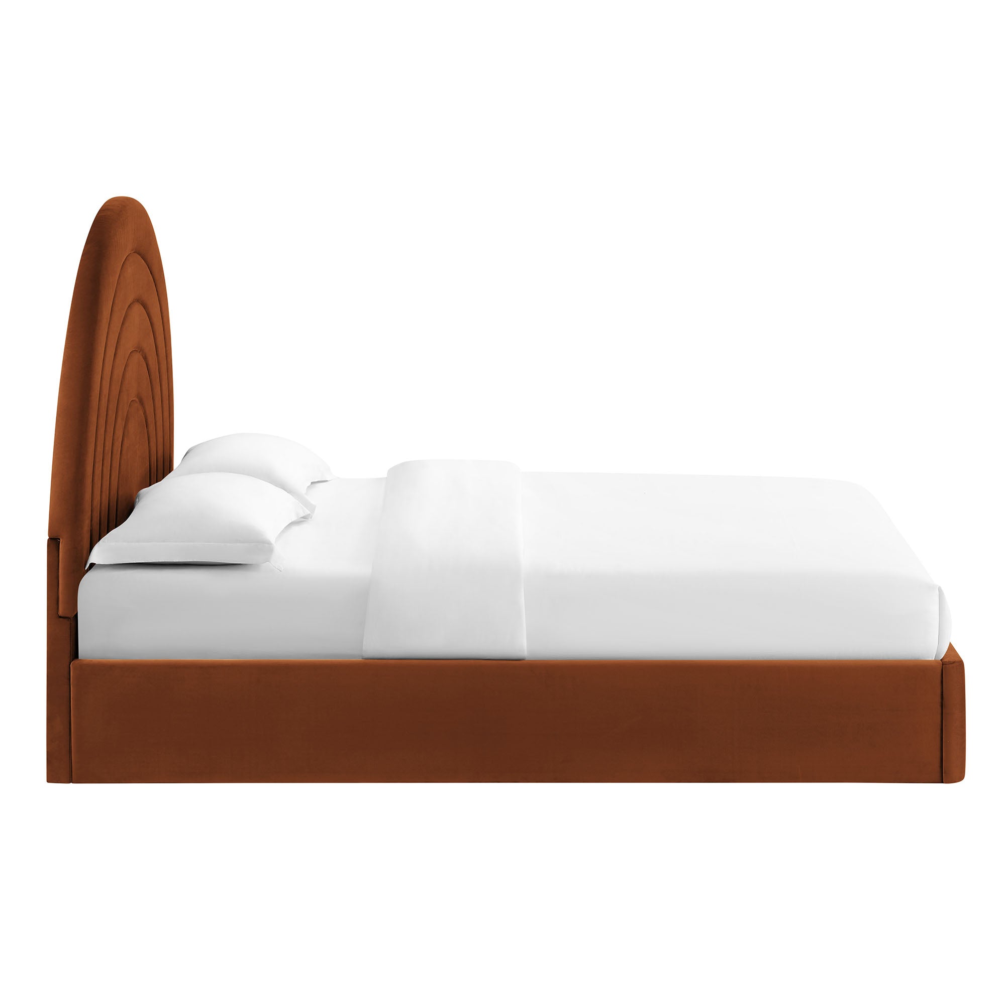 Solana Arched Performance Velvet Queen Platform Bed by Modway - Best Buy Furniture