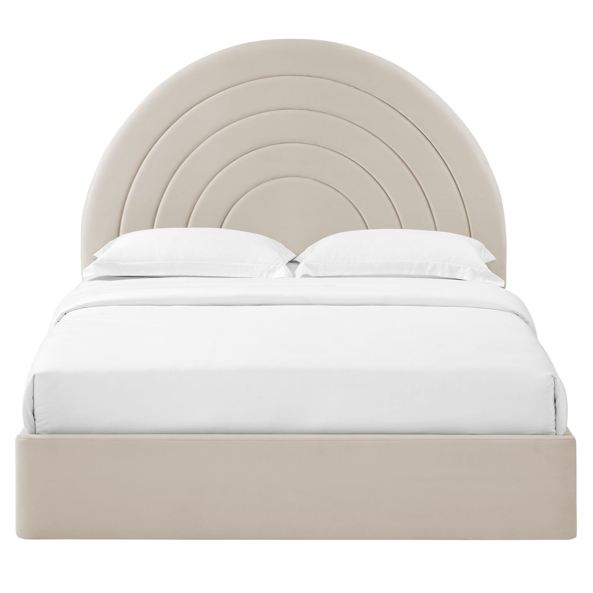 Solana Arched Performance Velvet King Platform Bed by Modway - Best Buy Furniture