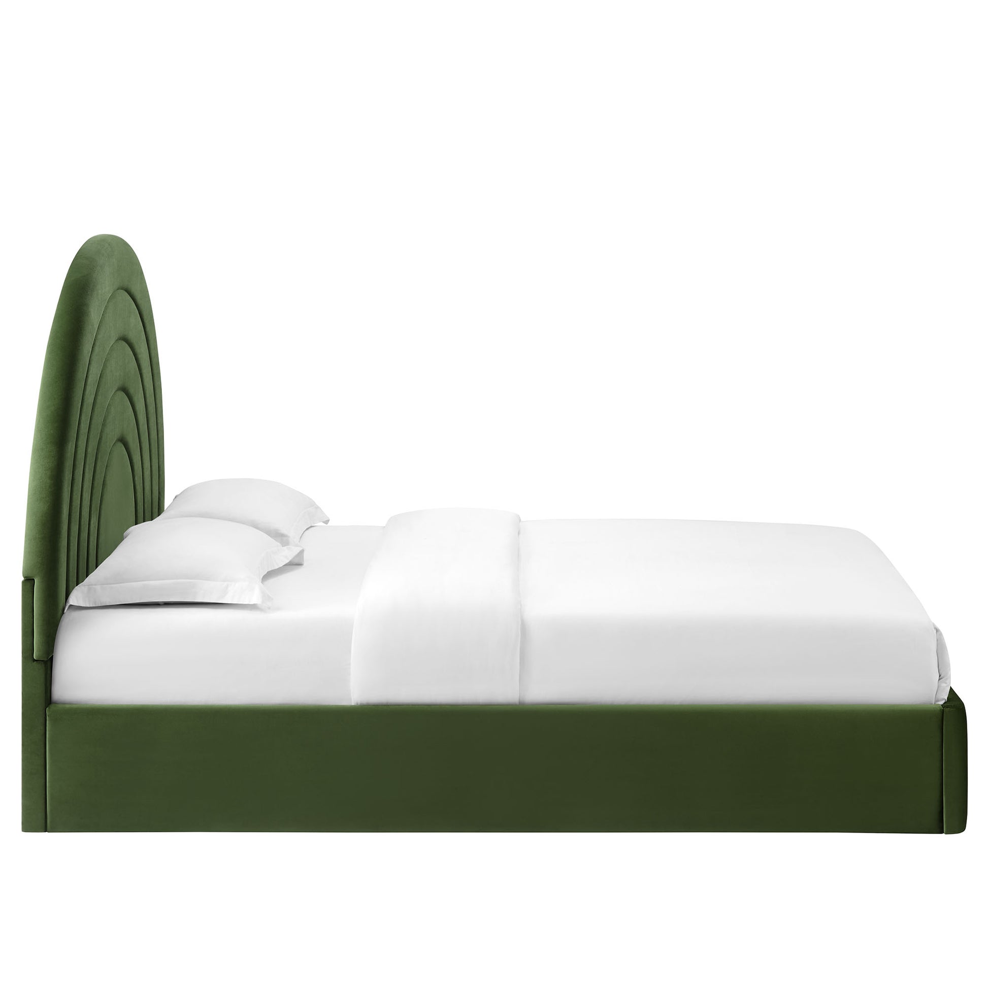 Solana Arched Performance Velvet King Platform Bed by Modway - Best Buy Furniture