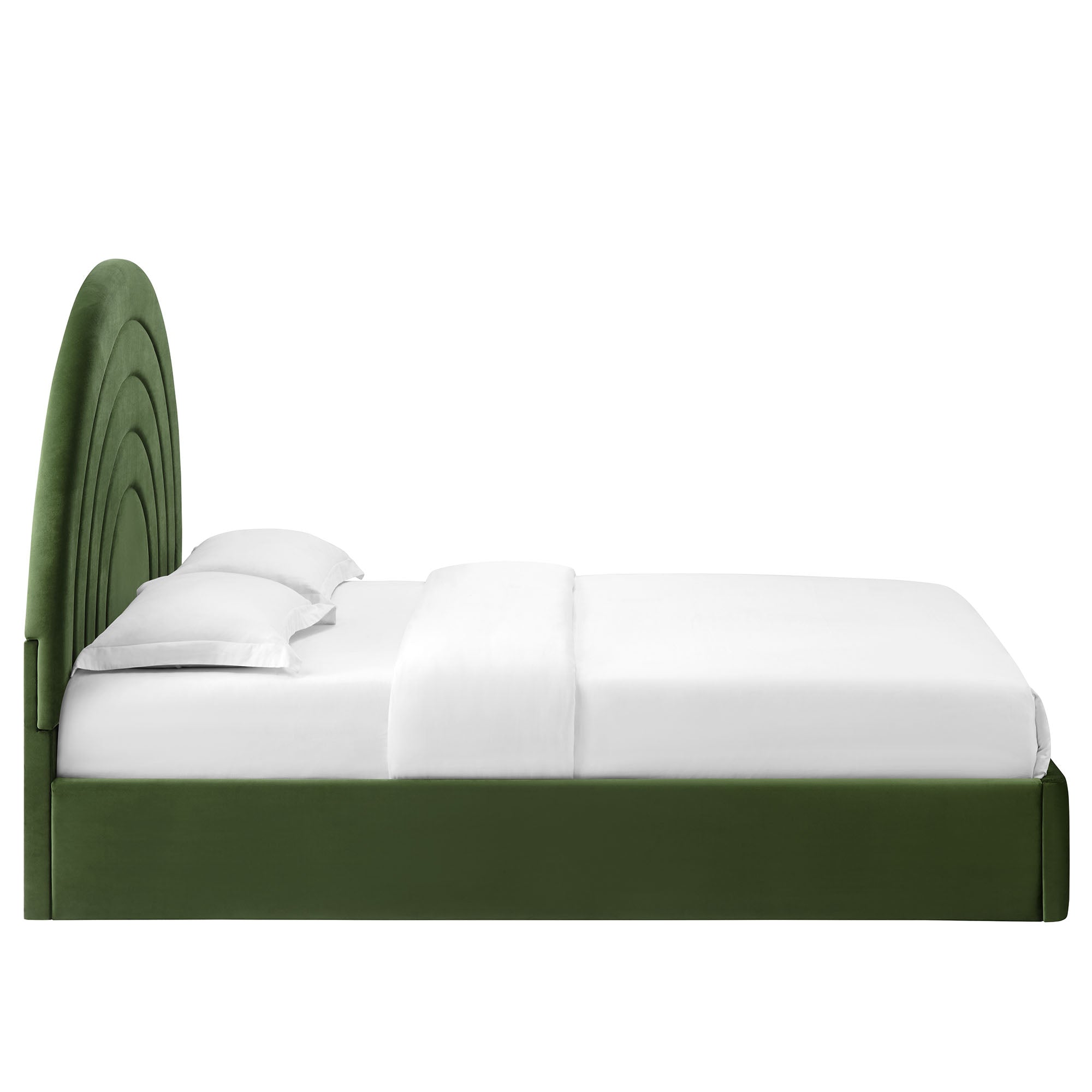 Solana Arched Performance Velvet King Platform Bed by Modway - Best Buy Furniture