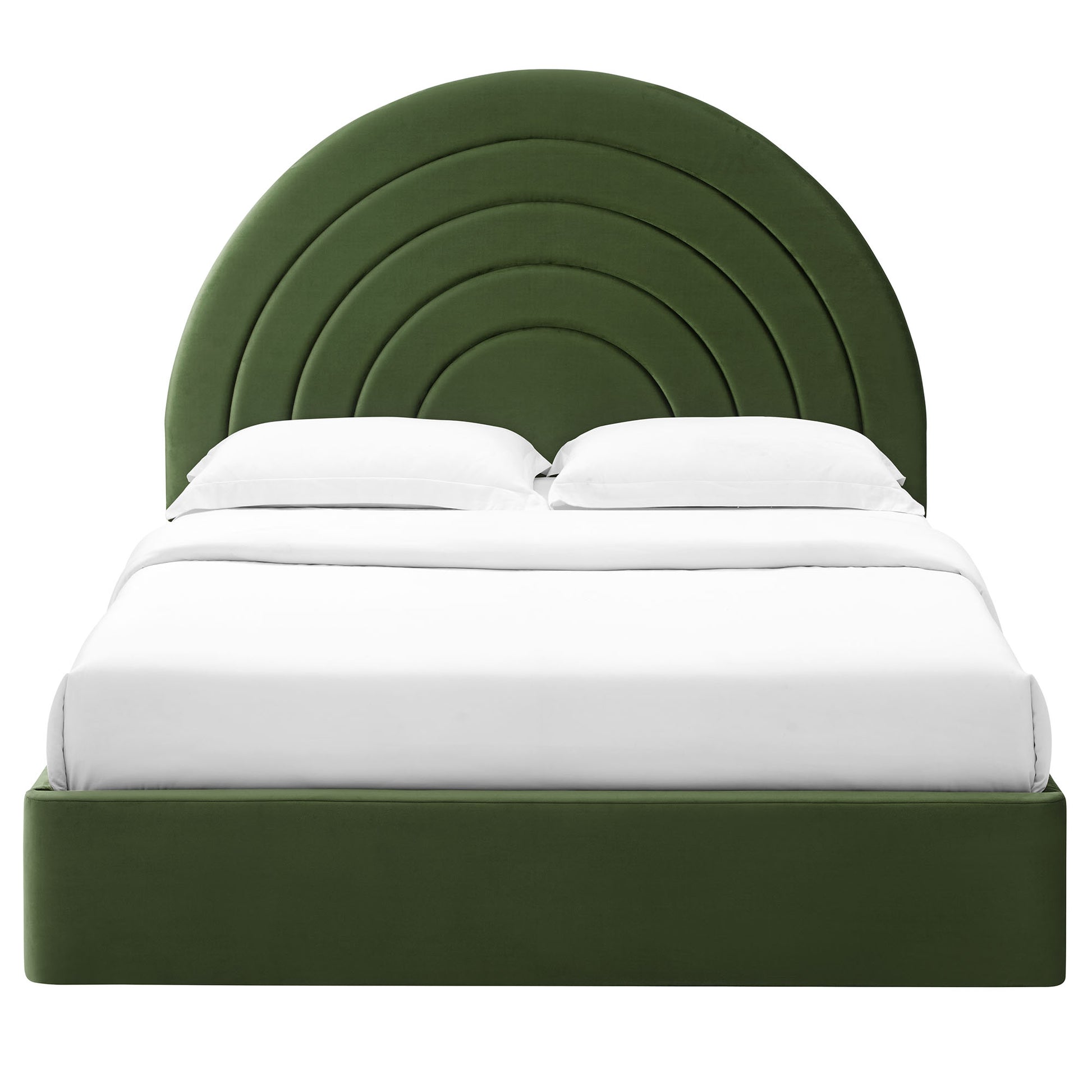 Solana Arched Performance Velvet King Platform Bed by Modway - Best Buy Furniture