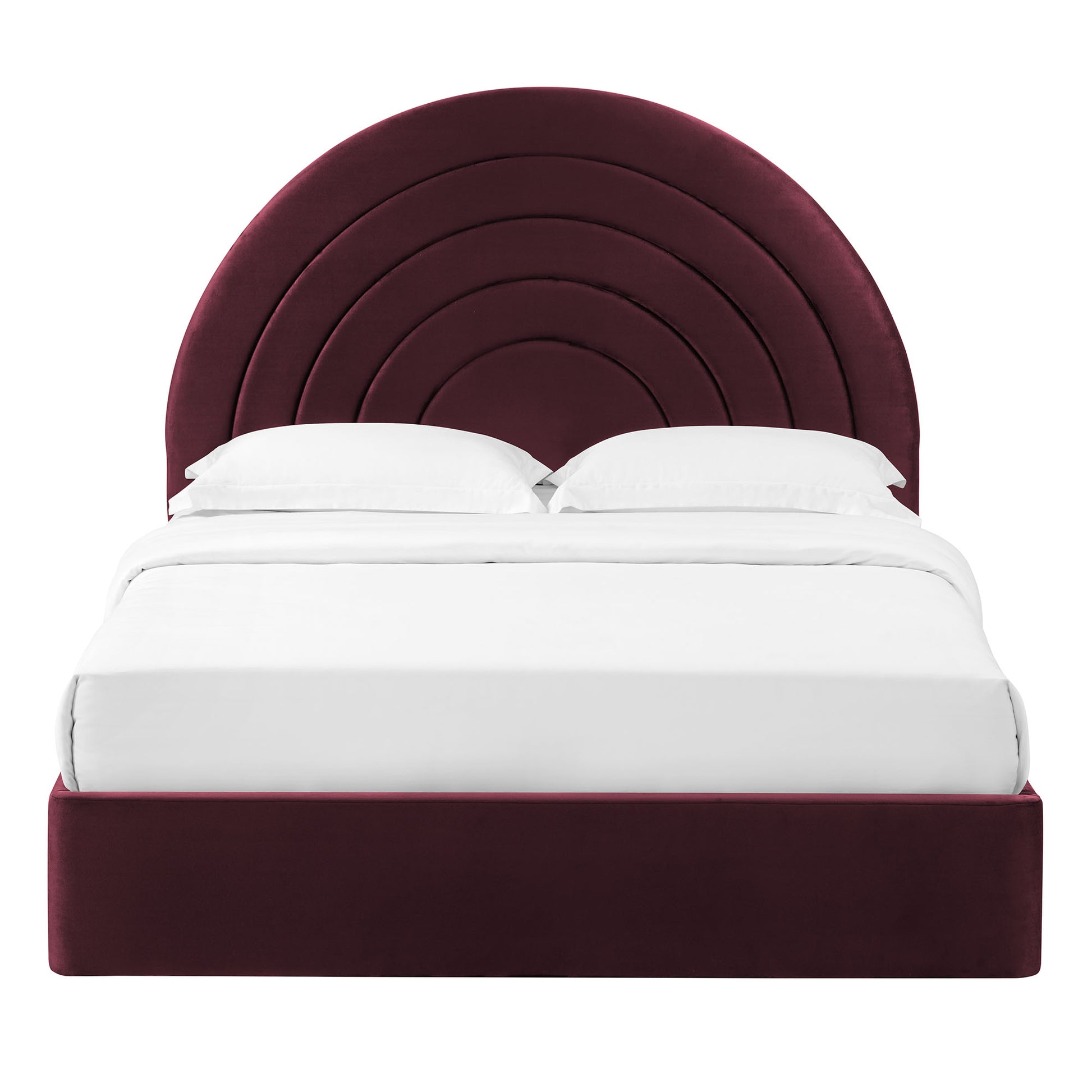 Solana Arched Performance Velvet King Platform Bed by Modway - Best Buy Furniture