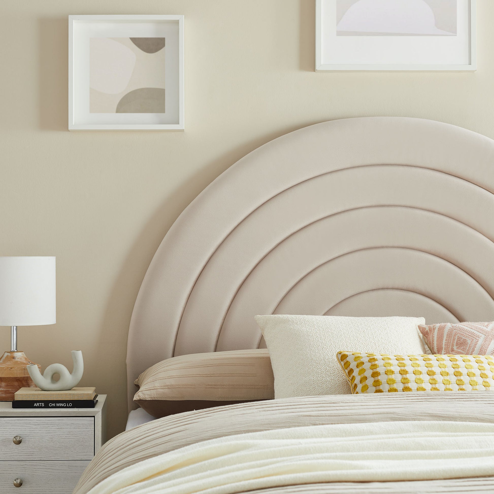 Solana Arched Performance Velvet Full Headboard by Modway - Best Buy Furniture