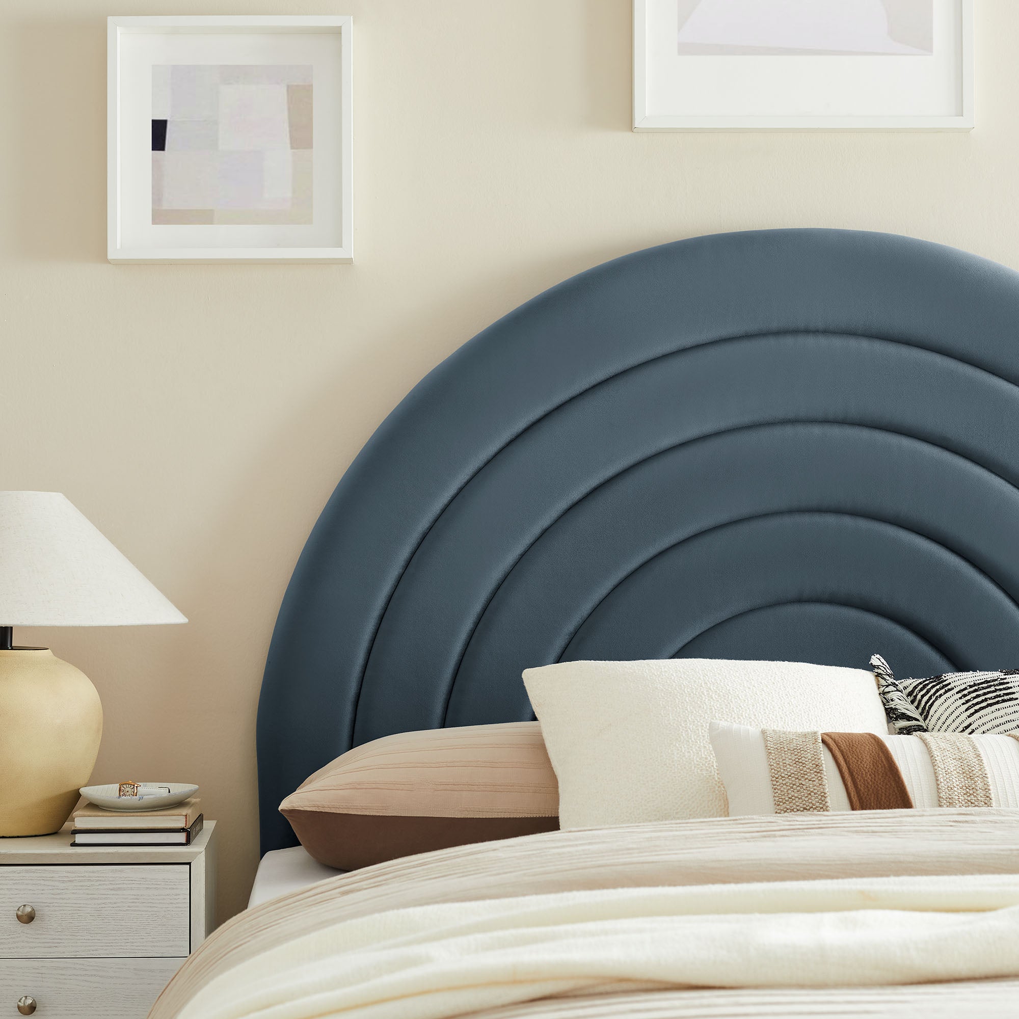 Solana Arched Performance Velvet Full Headboard by Modway - Best Buy Furniture