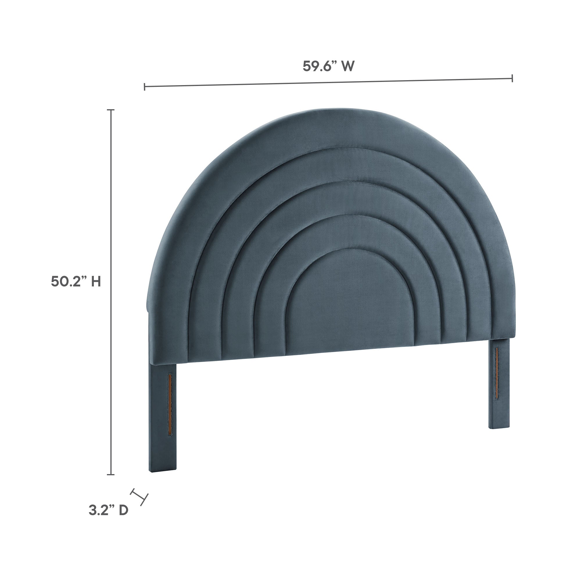Solana Arched Performance Velvet Full Headboard by Modway - Best Buy Furniture