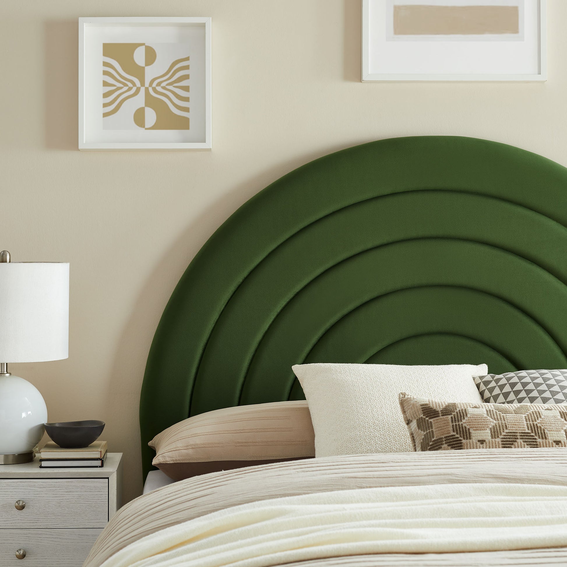 Solana Arched Performance Velvet Full Headboard by Modway - Best Buy Furniture