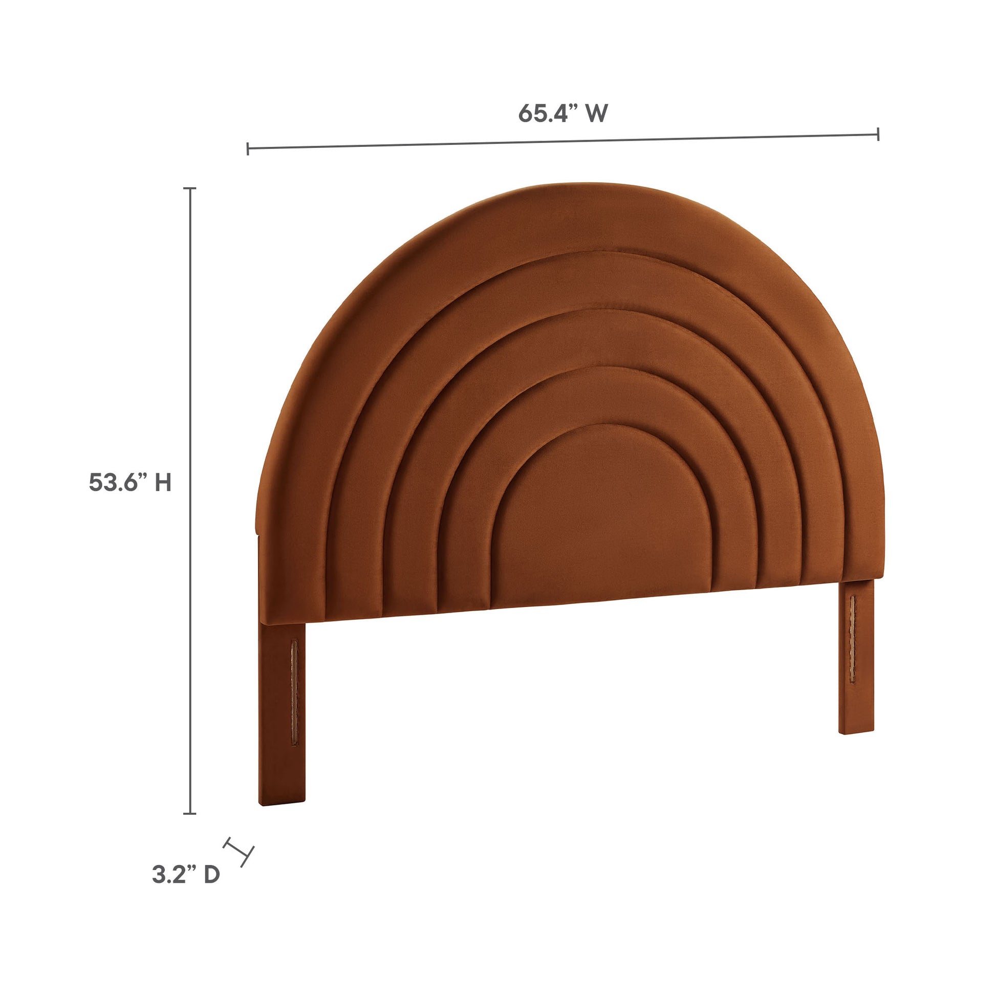 Solana Arched Performance Velvet Queen Headboard by Modway - Best Buy Furniture