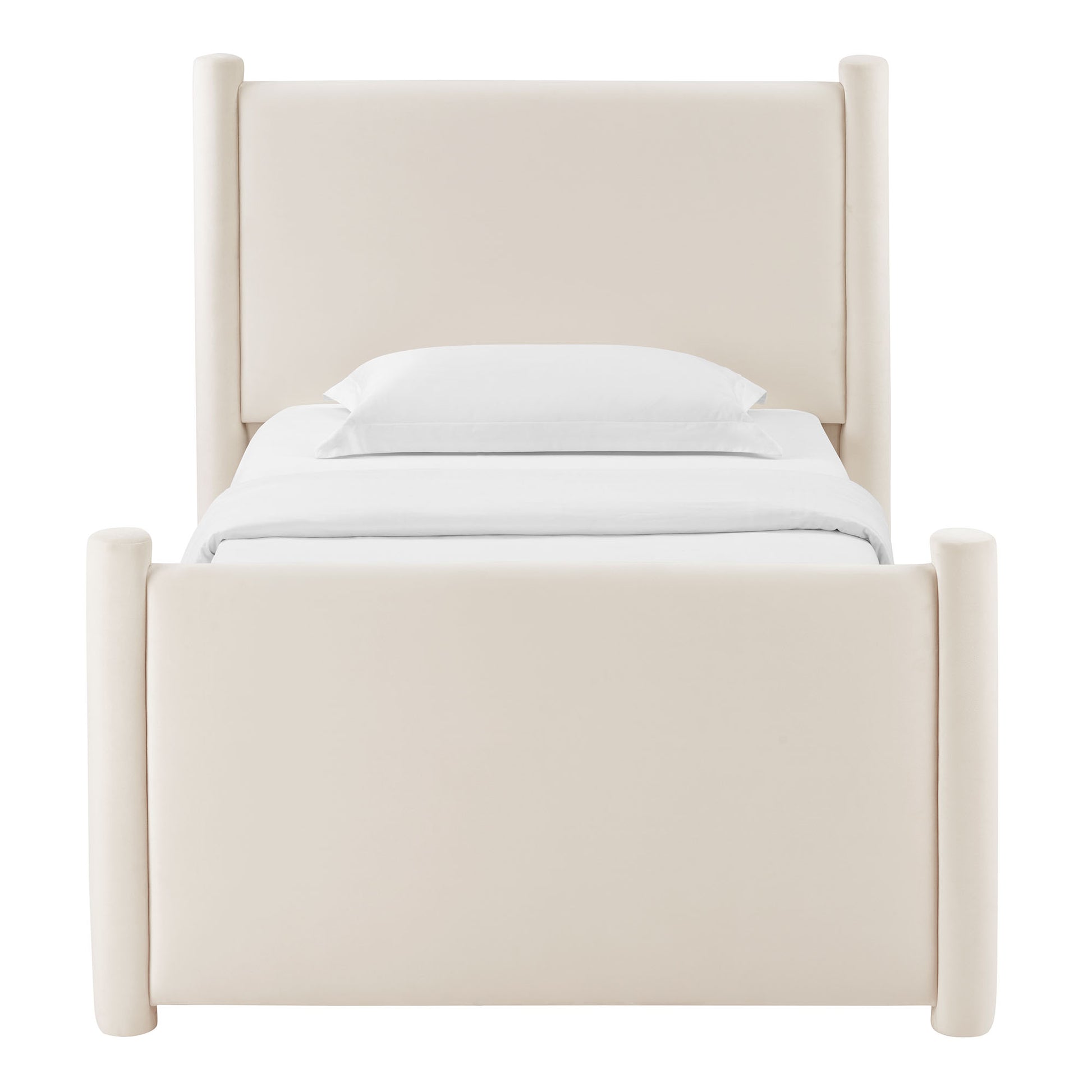 Rael Performance Velvet Twin Platform Bed by Modway - Best Buy Furniture