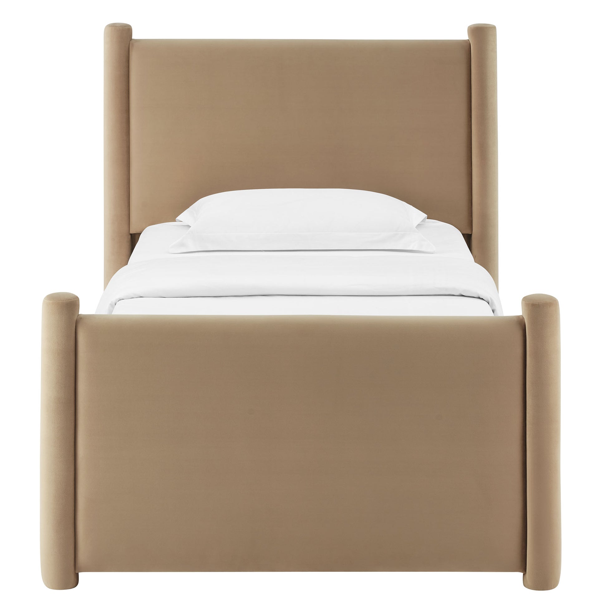Rael Performance Velvet Twin Platform Bed by Modway - Best Buy Furniture