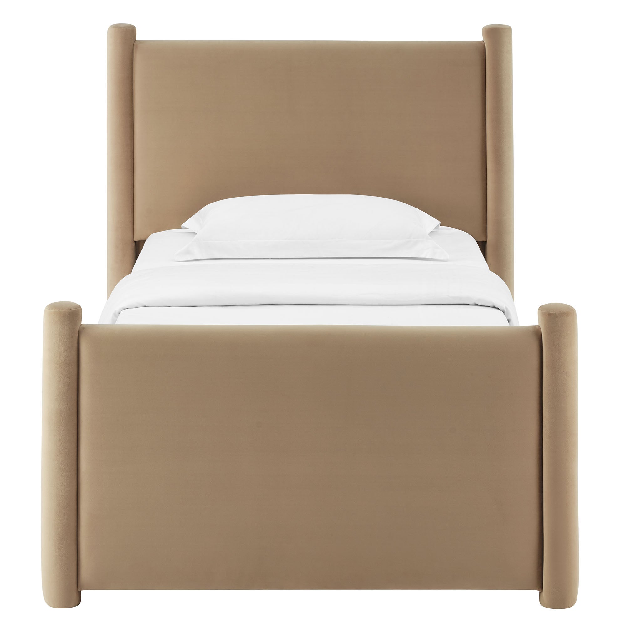 Rael Performance Velvet Twin Platform Bed by Modway - Best Buy Furniture
