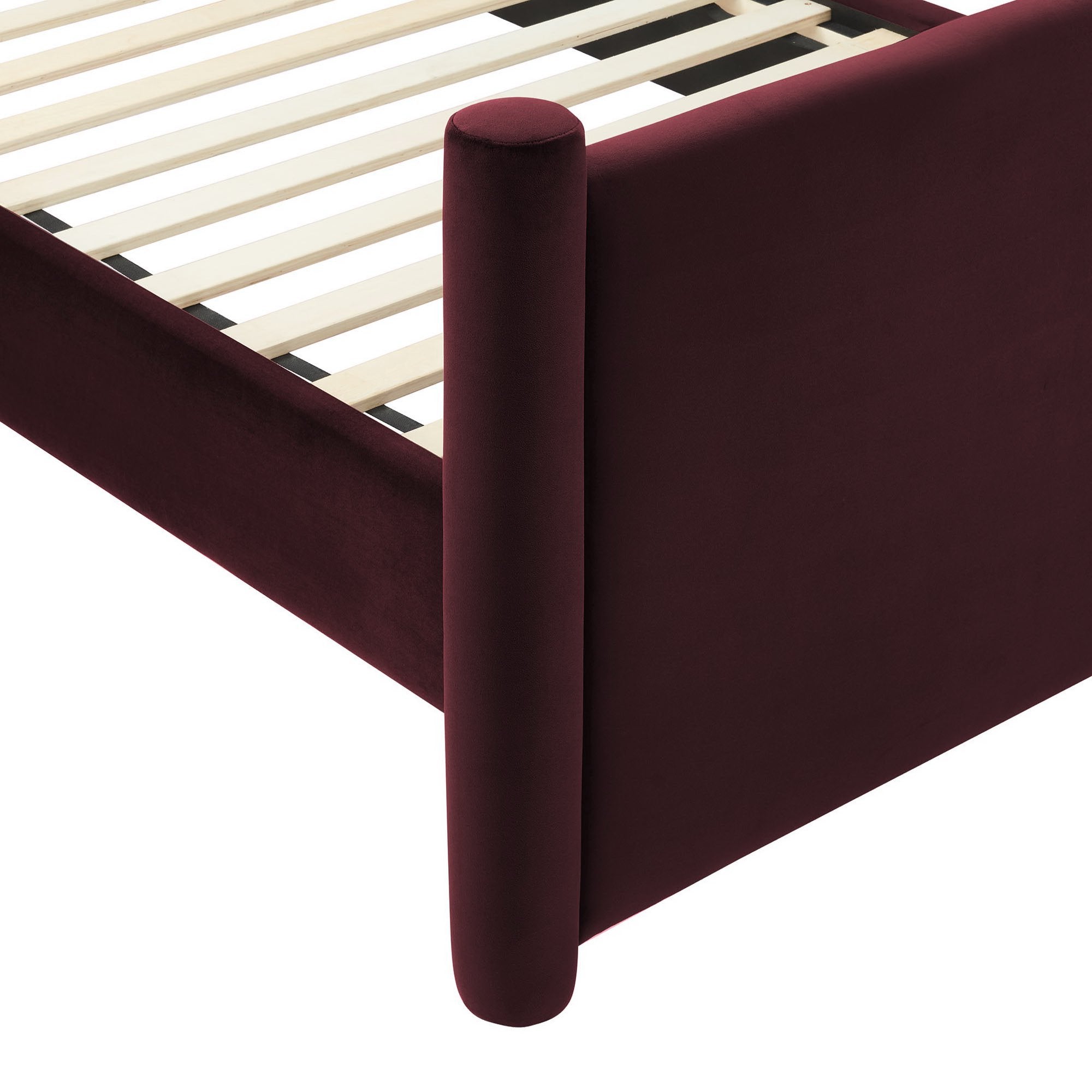 Rael Performance Velvet Full Platform Bed by Modway - Best Buy Furniture