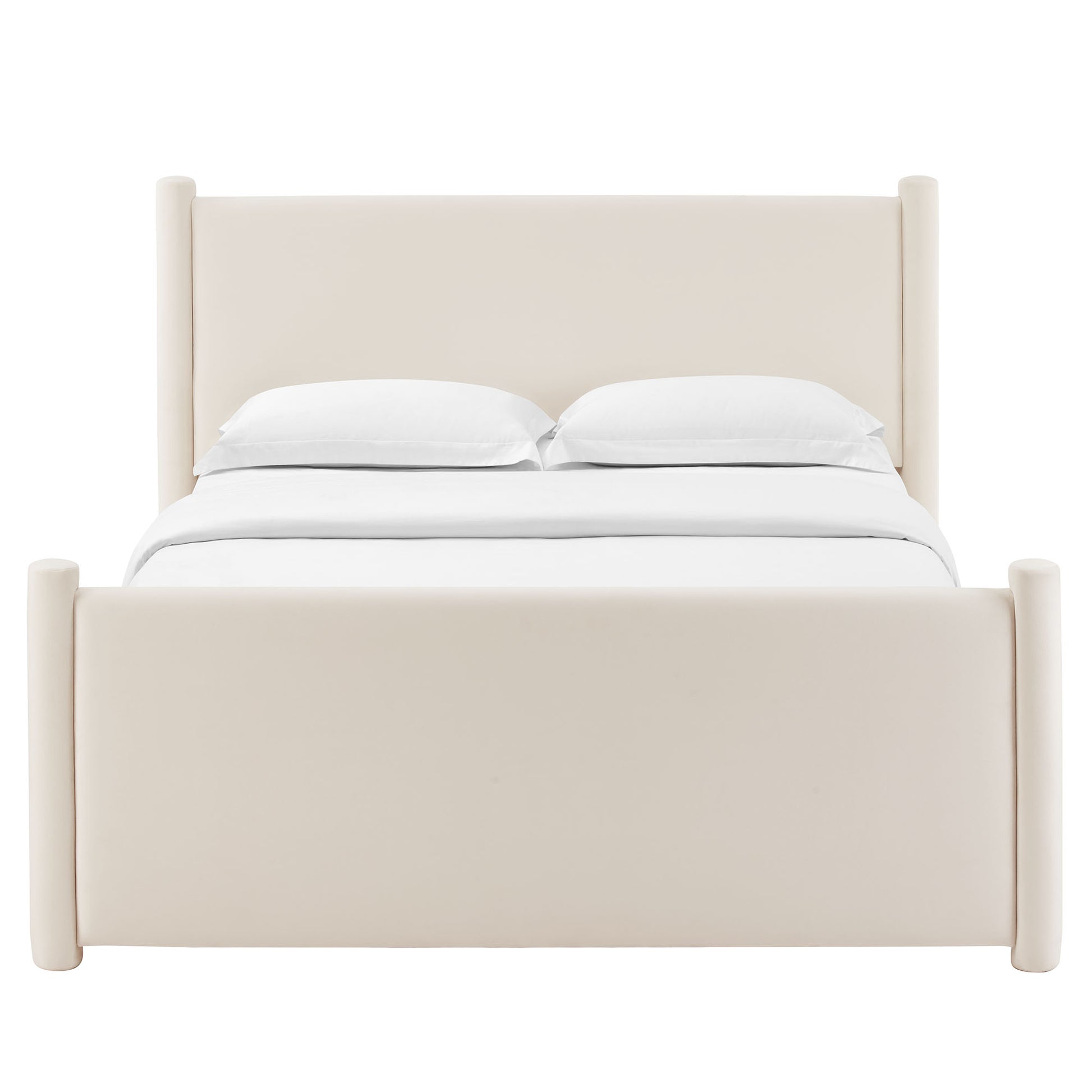 Rael Performance Velvet Queen Platform Bed by Modway - Best Buy Furniture