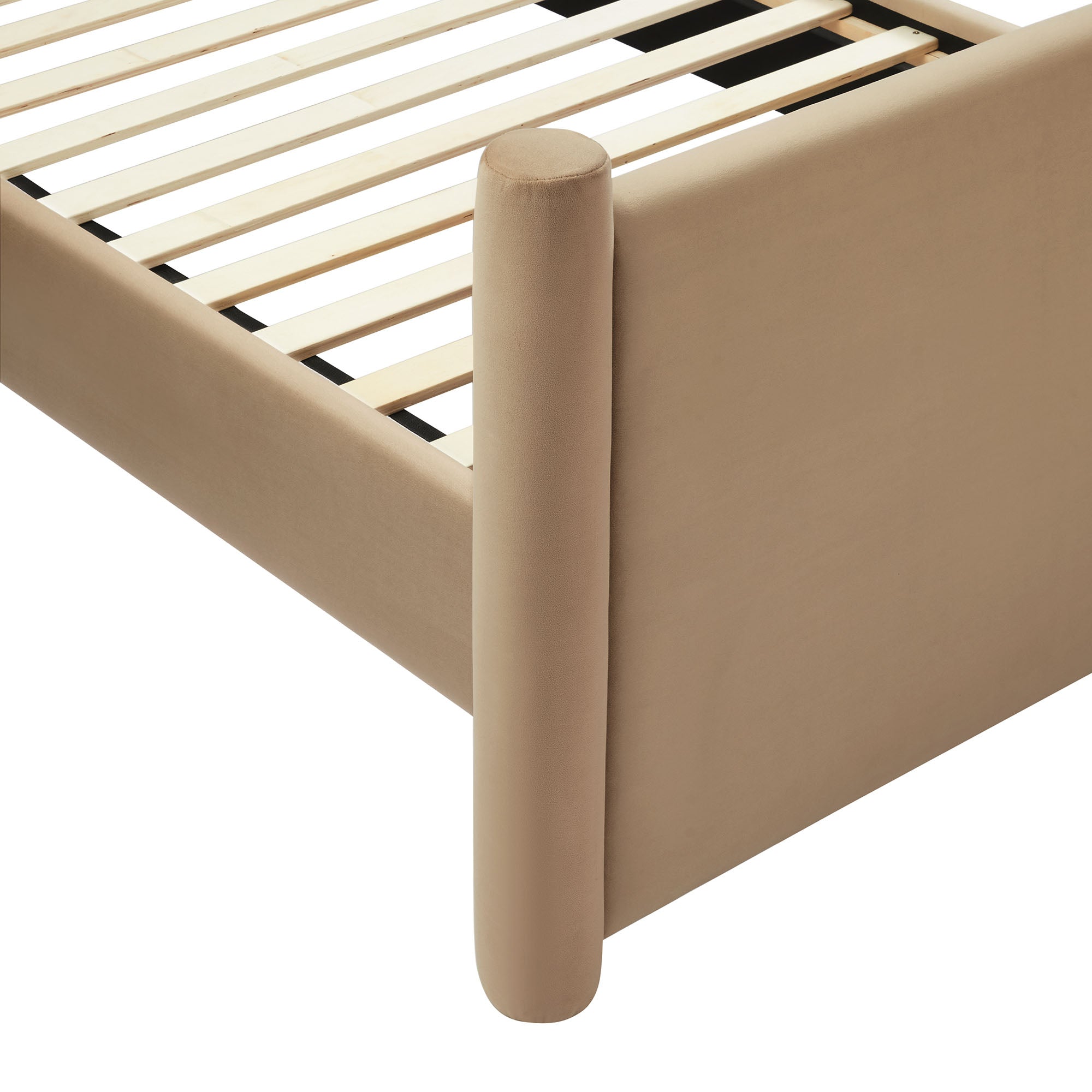 Rael Performance Velvet Queen Platform Bed by Modway - Best Buy Furniture