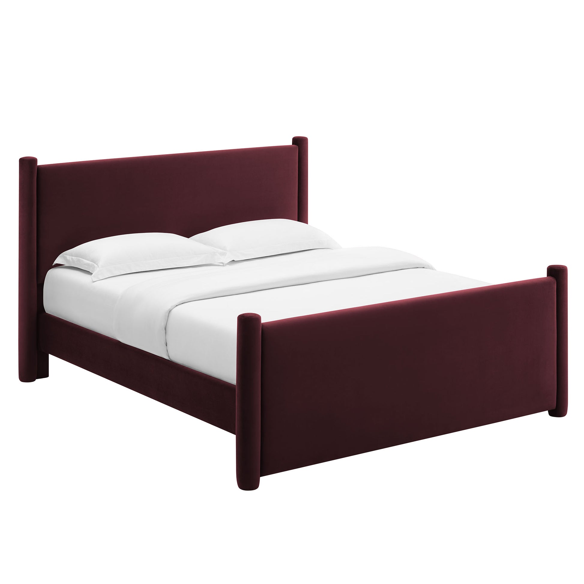 Rael Performance Velvet King Platform Bed by Modway - Best Buy Furniture