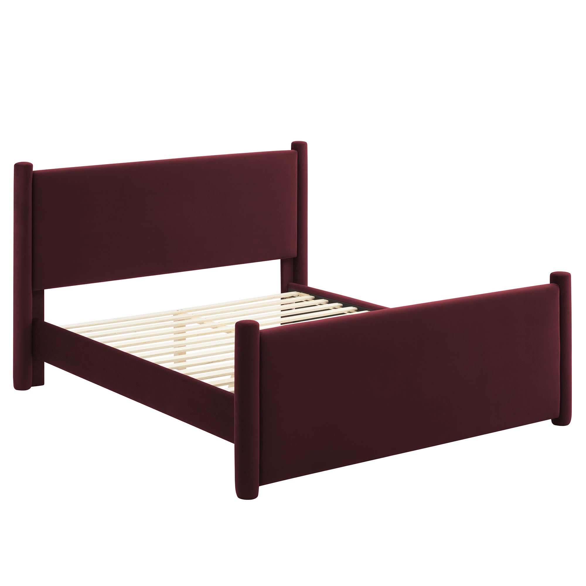 Rael Performance Velvet King Platform Bed by Modway - Best Buy Furniture