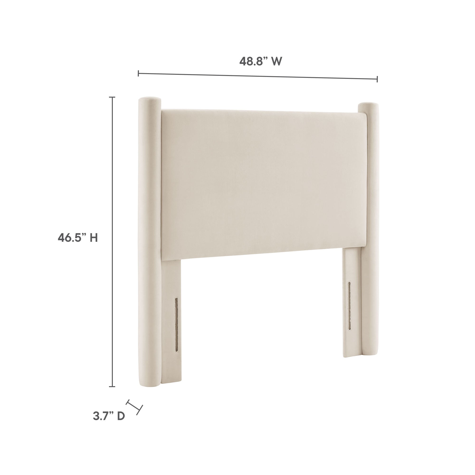 Rael Performance Velvet Twin Headboard by Modway - Best Buy Furniture