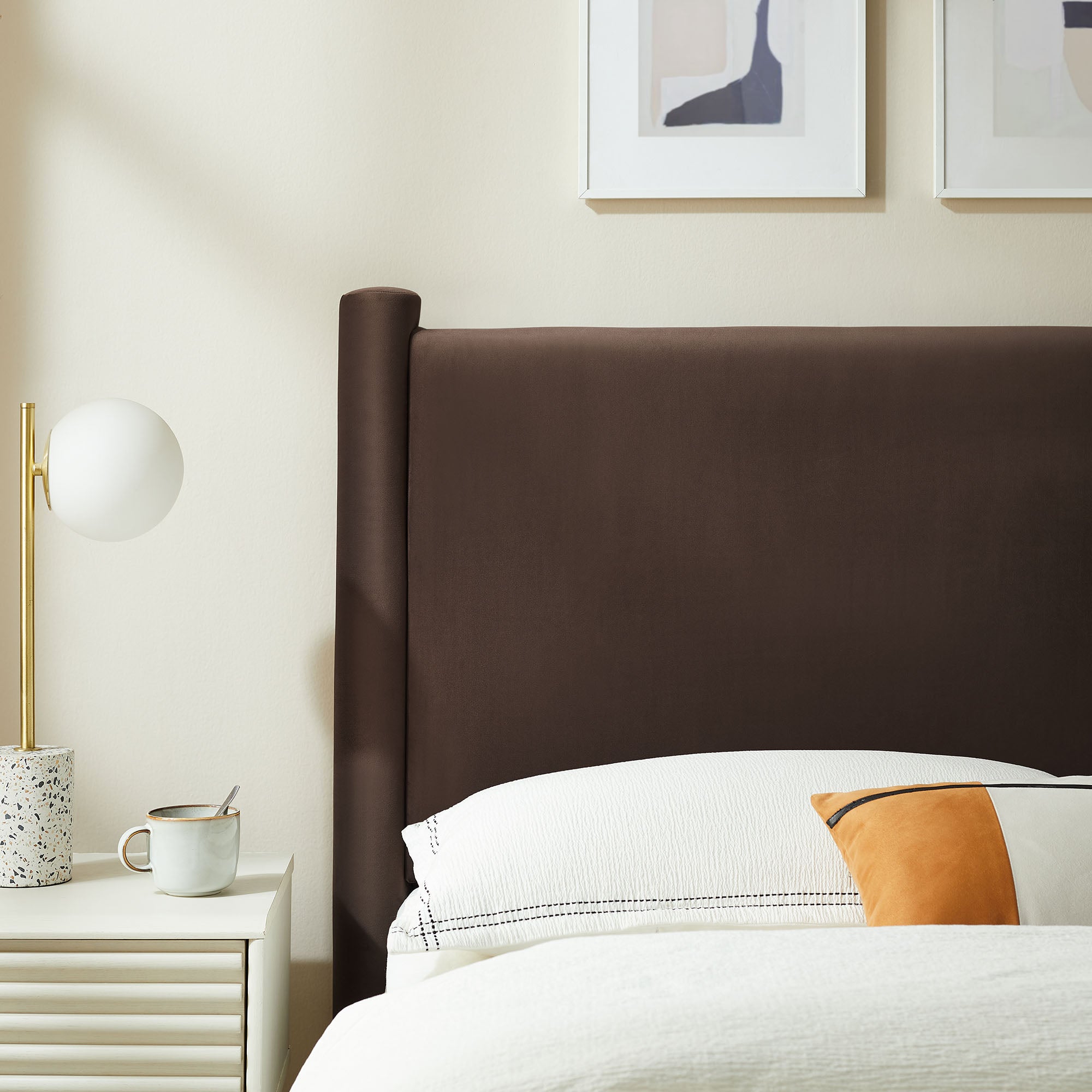 Rael Performance Velvet Twin Headboard by Modway - Best Buy Furniture