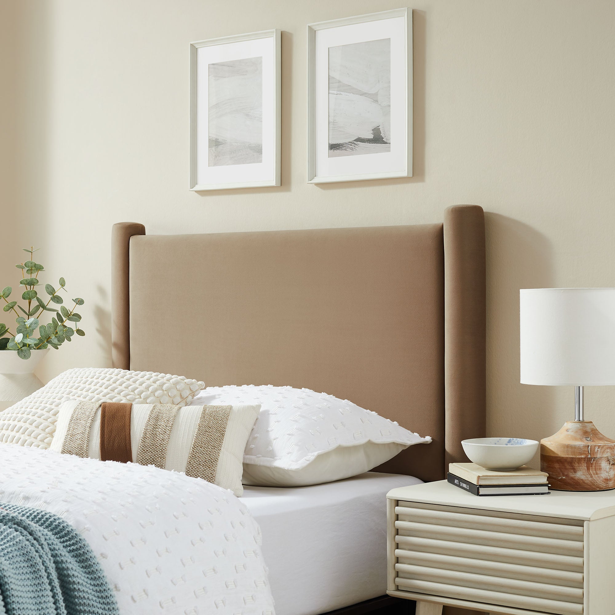 Rael Performance Velvet Twin Headboard by Modway - Best Buy Furniture