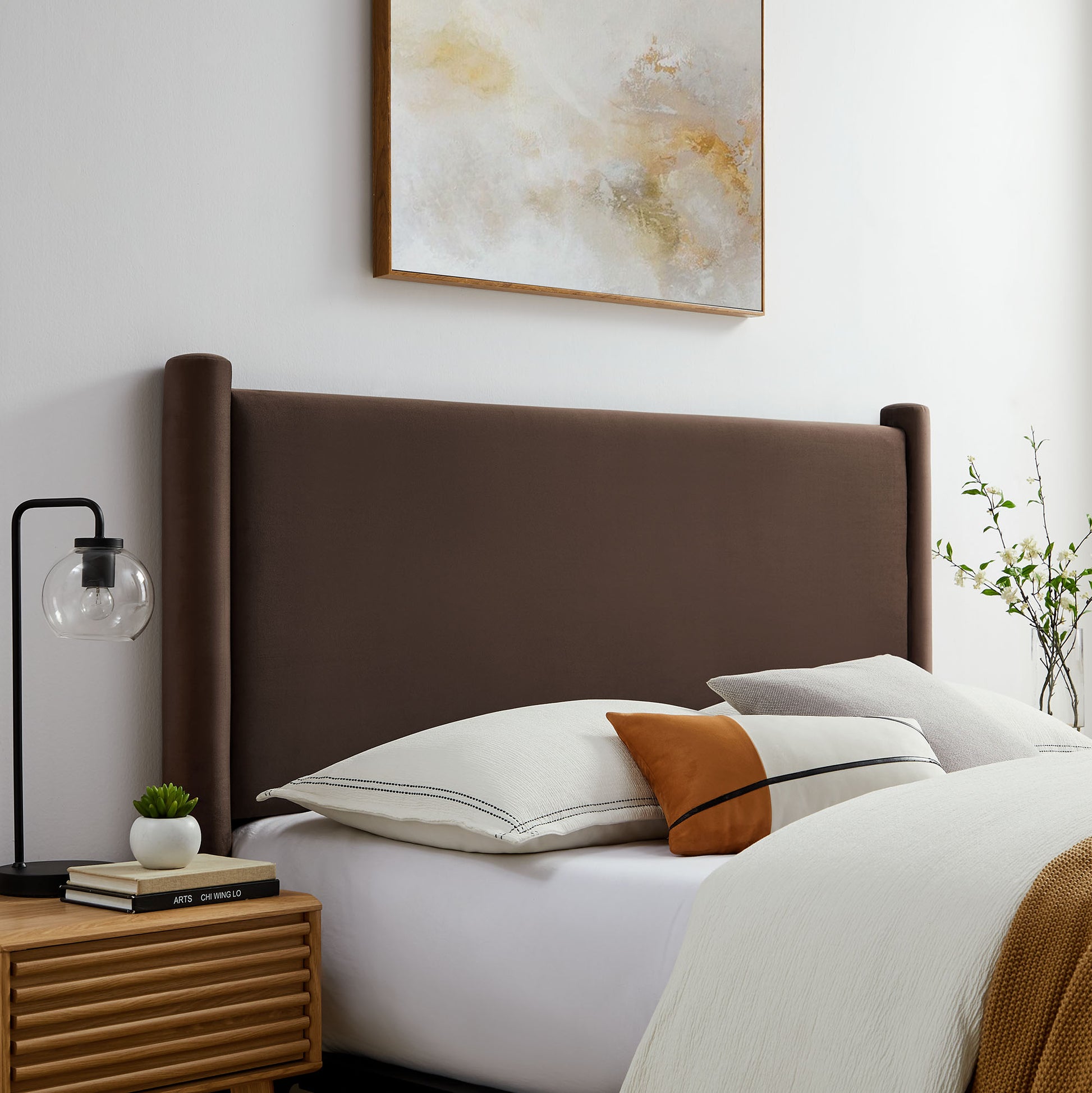 Rael Performance Velvet Full Headboard by Modway - Best Buy Furniture