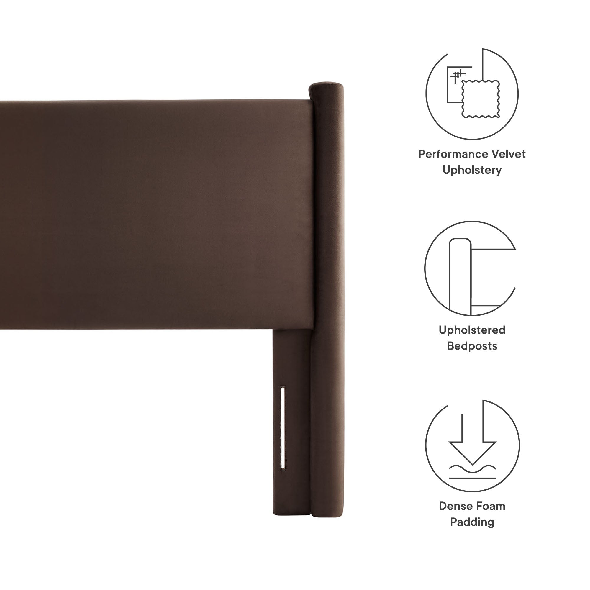 Rael Performance Velvet Full Headboard by Modway - Best Buy Furniture