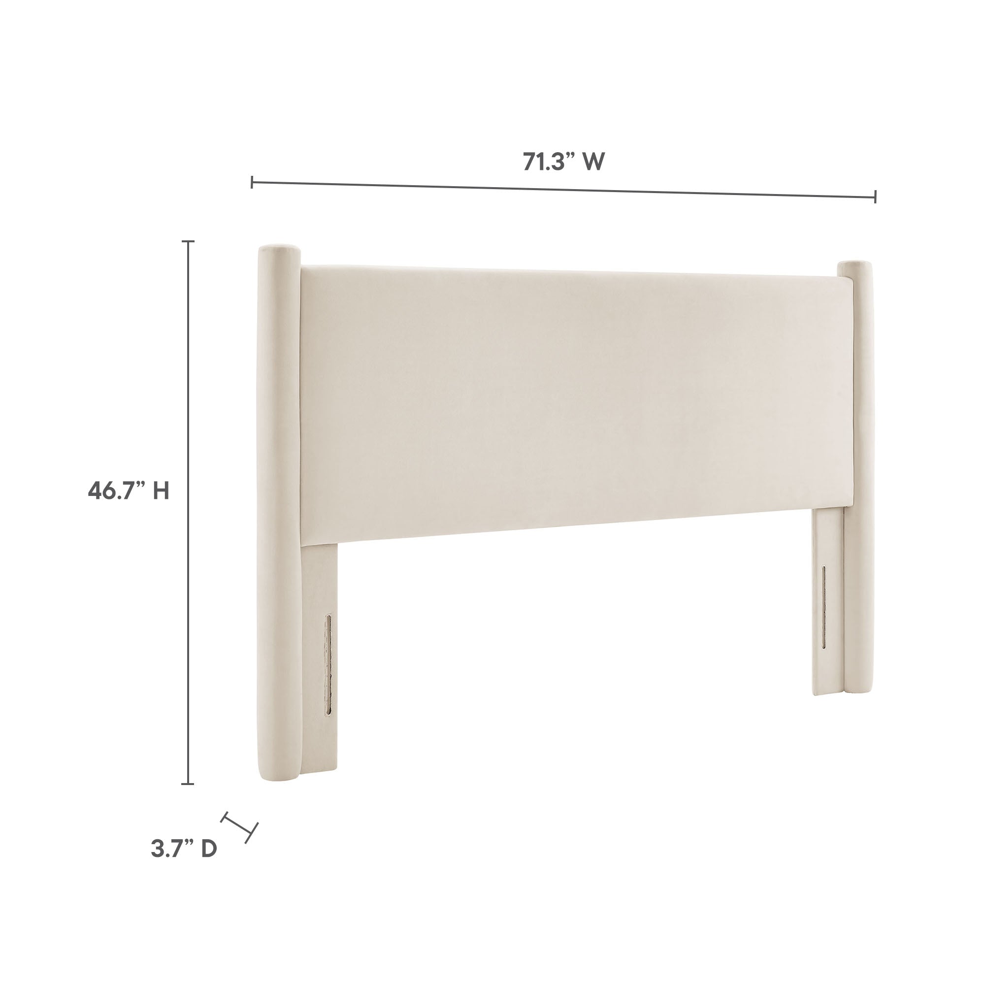 Rael Performance Velvet Queen Headboard by Modway - Best Buy Furniture