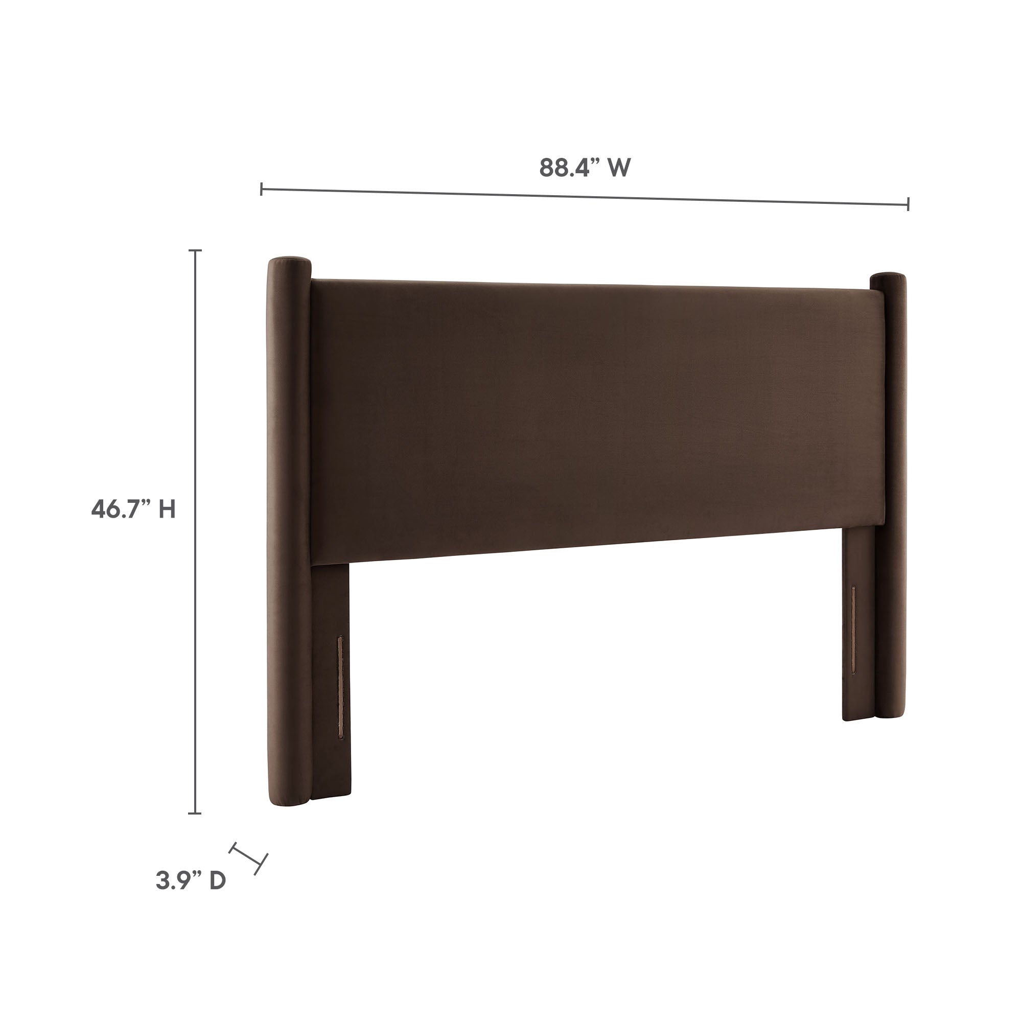 Rael Performance Velvet King Headboard by Modway - Best Buy Furniture