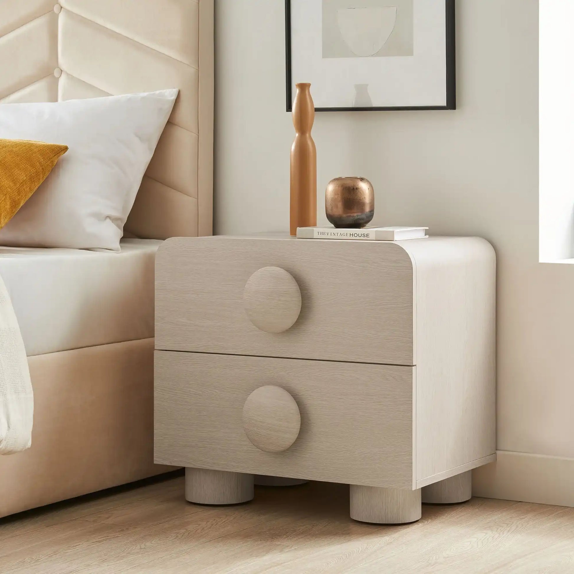 Sonnet 2-Drawer Nightstand - Best Buy Furniture