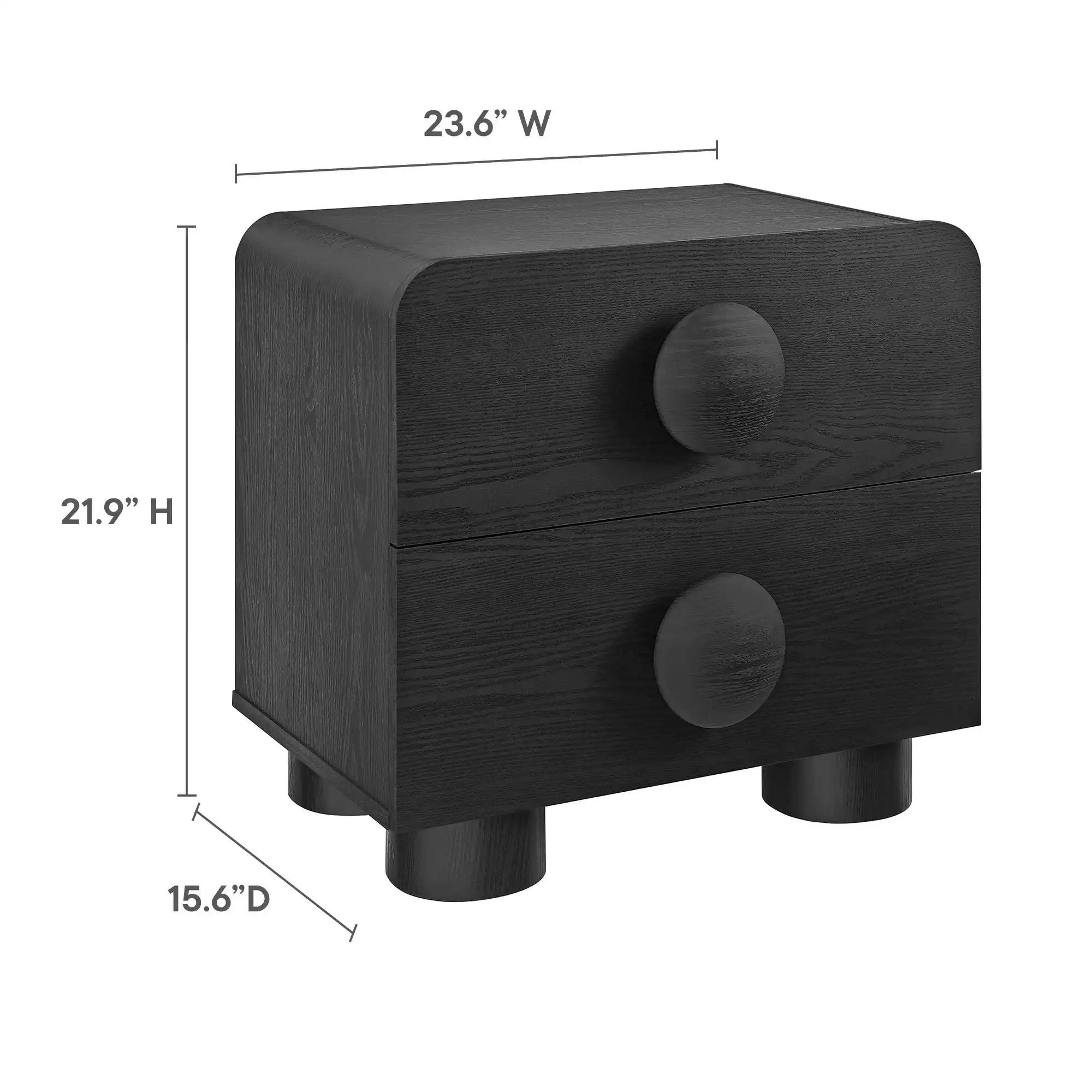 Sonnet 2-Drawer Nightstand - Best Buy Furniture