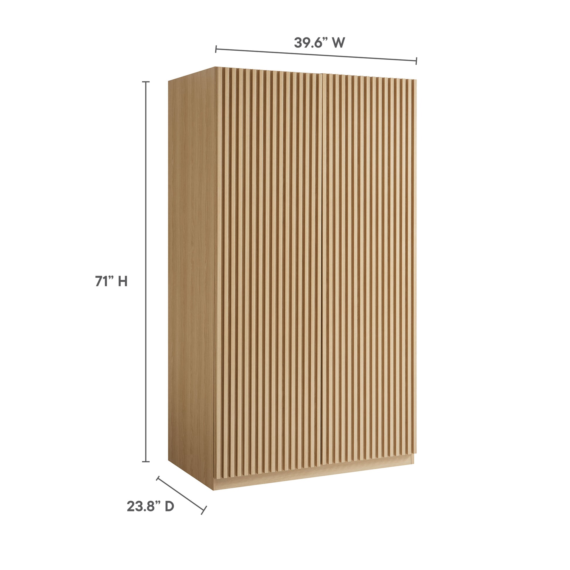 Render 2-Door Wardrobe Closet by Modway - Best Buy Furniture