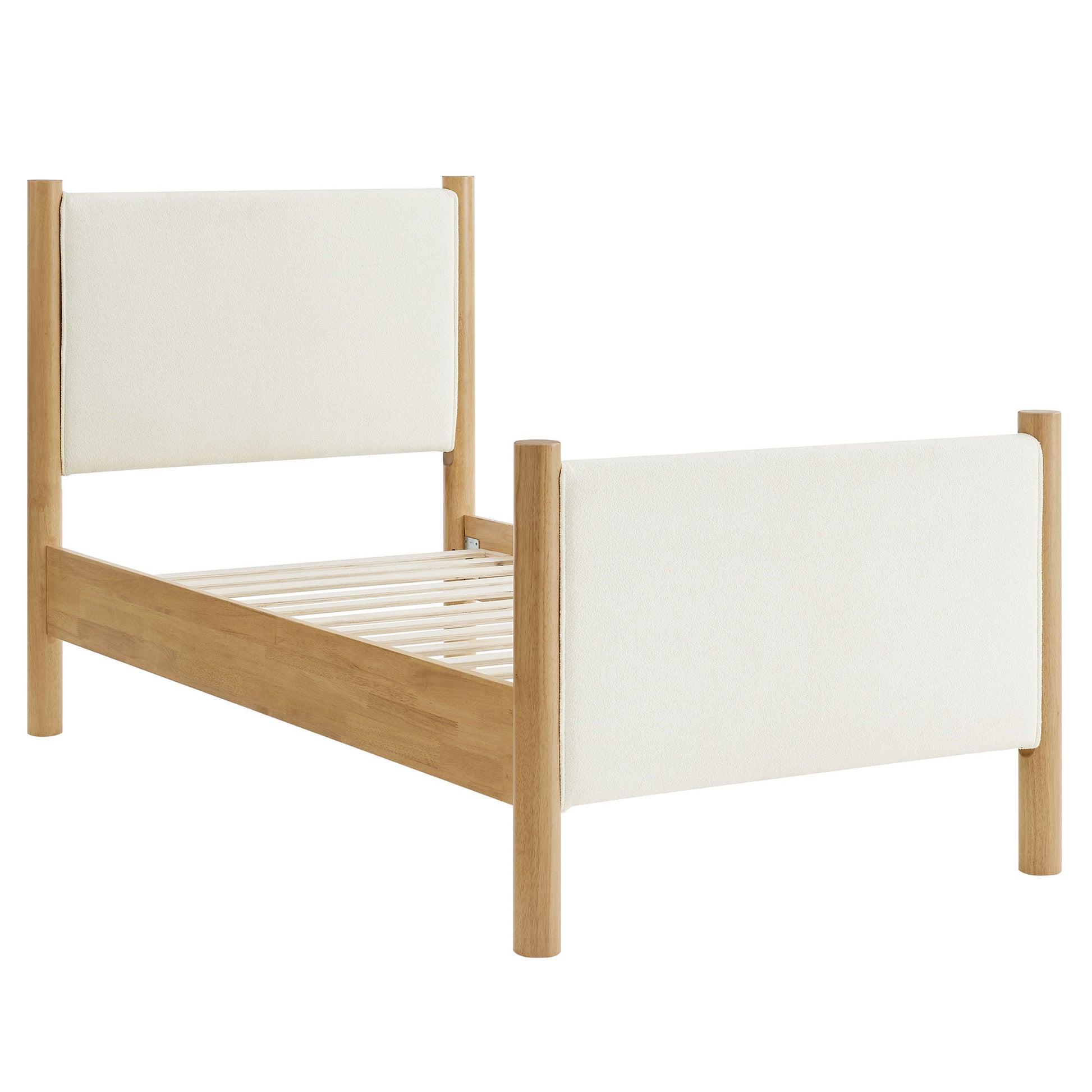 Maven Twin Size Boucle Upholstered Platform Bed by Modway - Best Buy Furniture