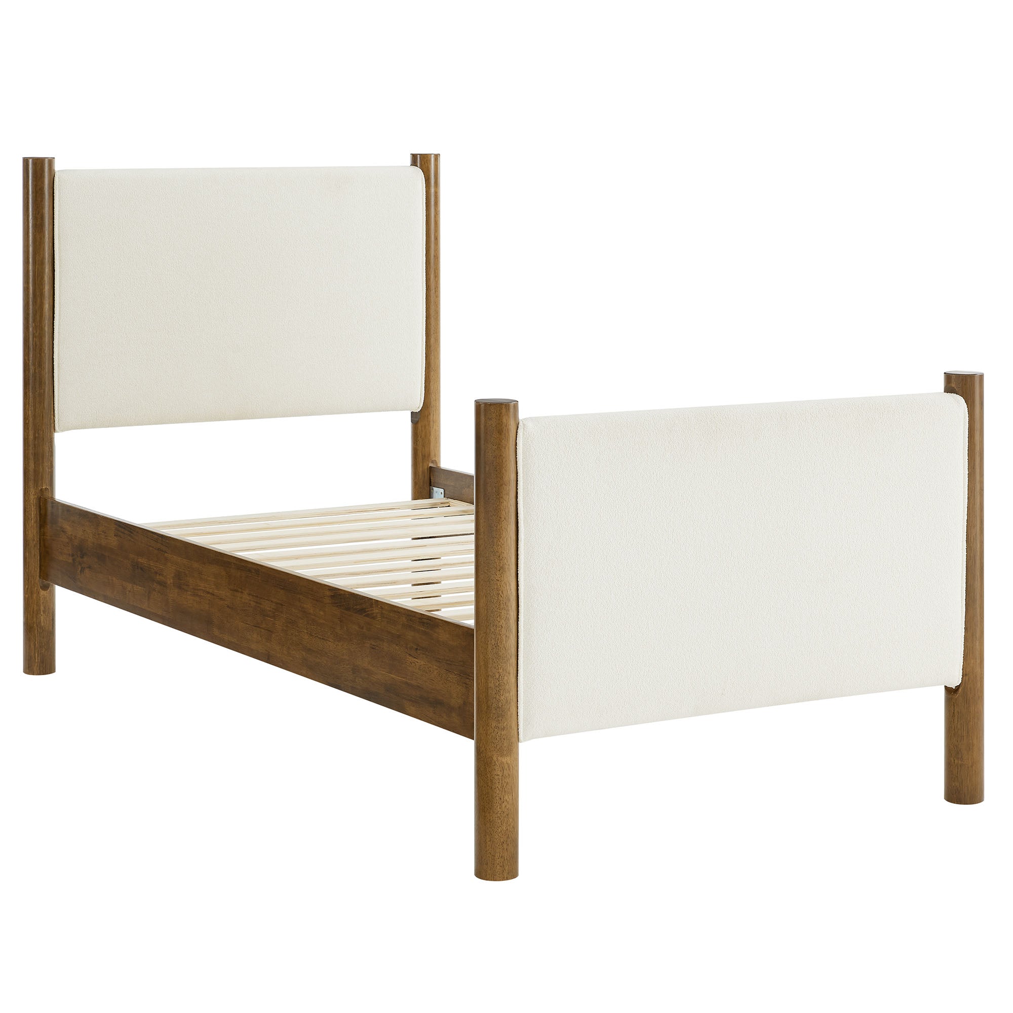 Maven Twin Size Boucle Upholstered Platform Bed by Modway - Best Buy Furniture