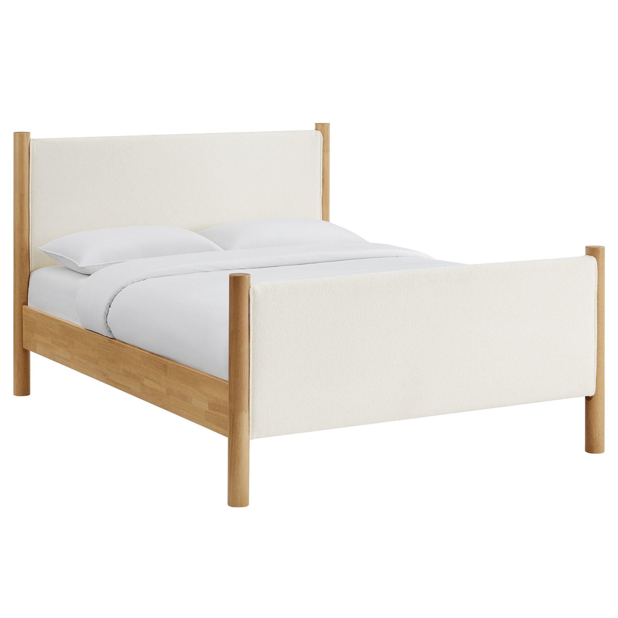 Maven Full Size Boucle Upholstered Platform Bed by Modway - Best Buy Furniture
