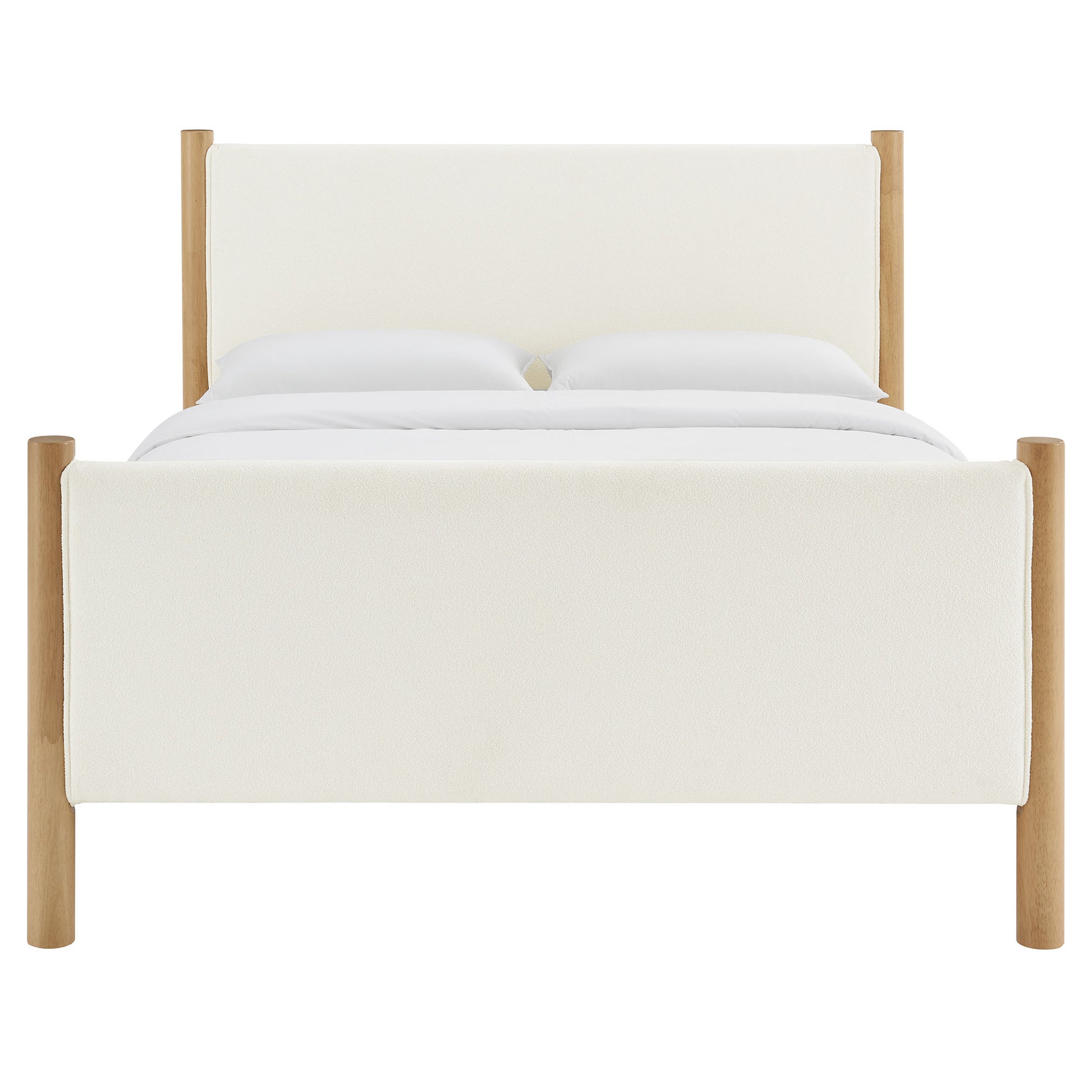 Maven Full Size Boucle Upholstered Platform Bed by Modway - Best Buy Furniture
