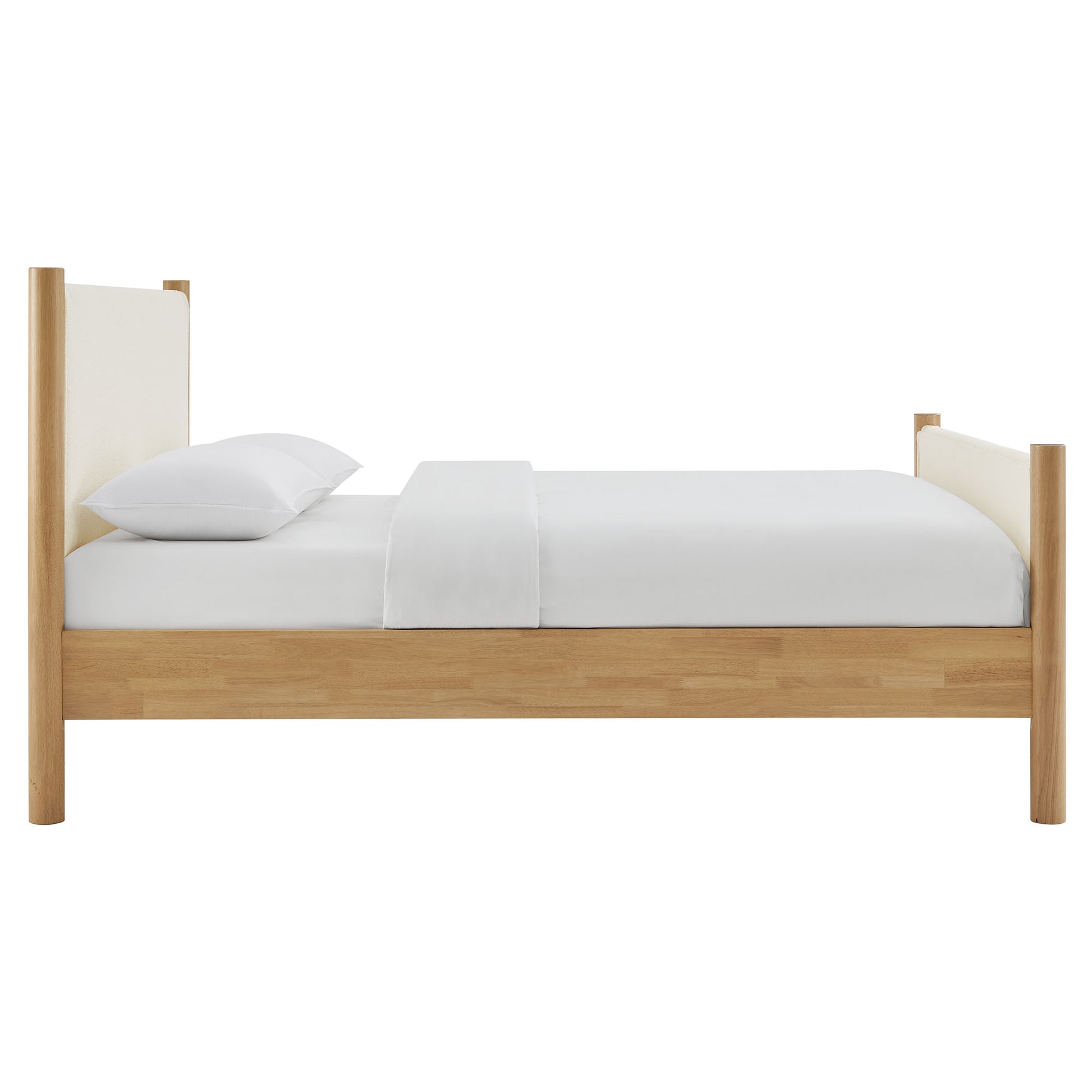 Maven Queen Size Boucle Upholstered Platform Bed by Modway - Best Buy Furniture