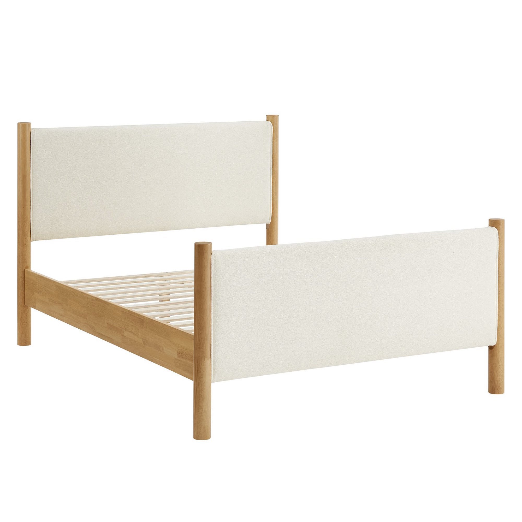 Maven King Size Boucle Upholstered Platform Bed by Modway - Best Buy Furniture