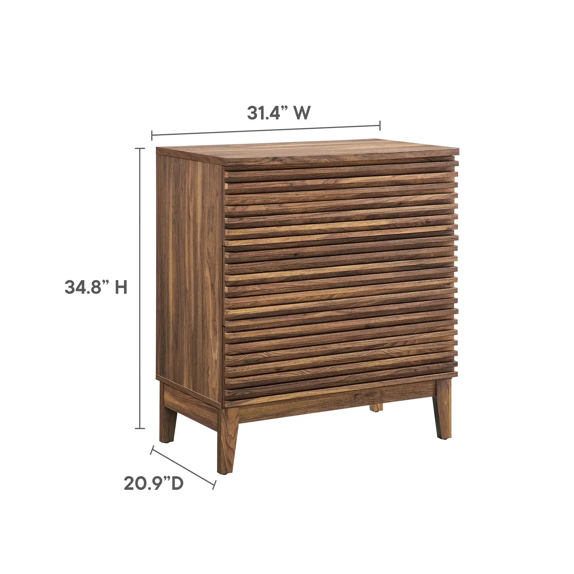 Render Large 3-Drawer Nightstand - Best Buy Furniture
