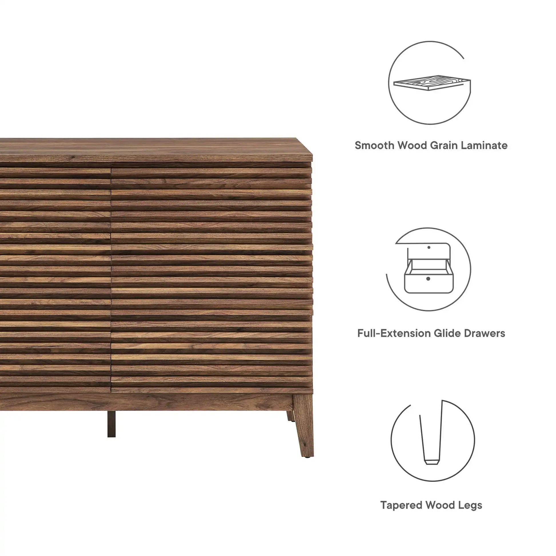 Render 47” 6-Drawer Dresser - Best Buy Furniture