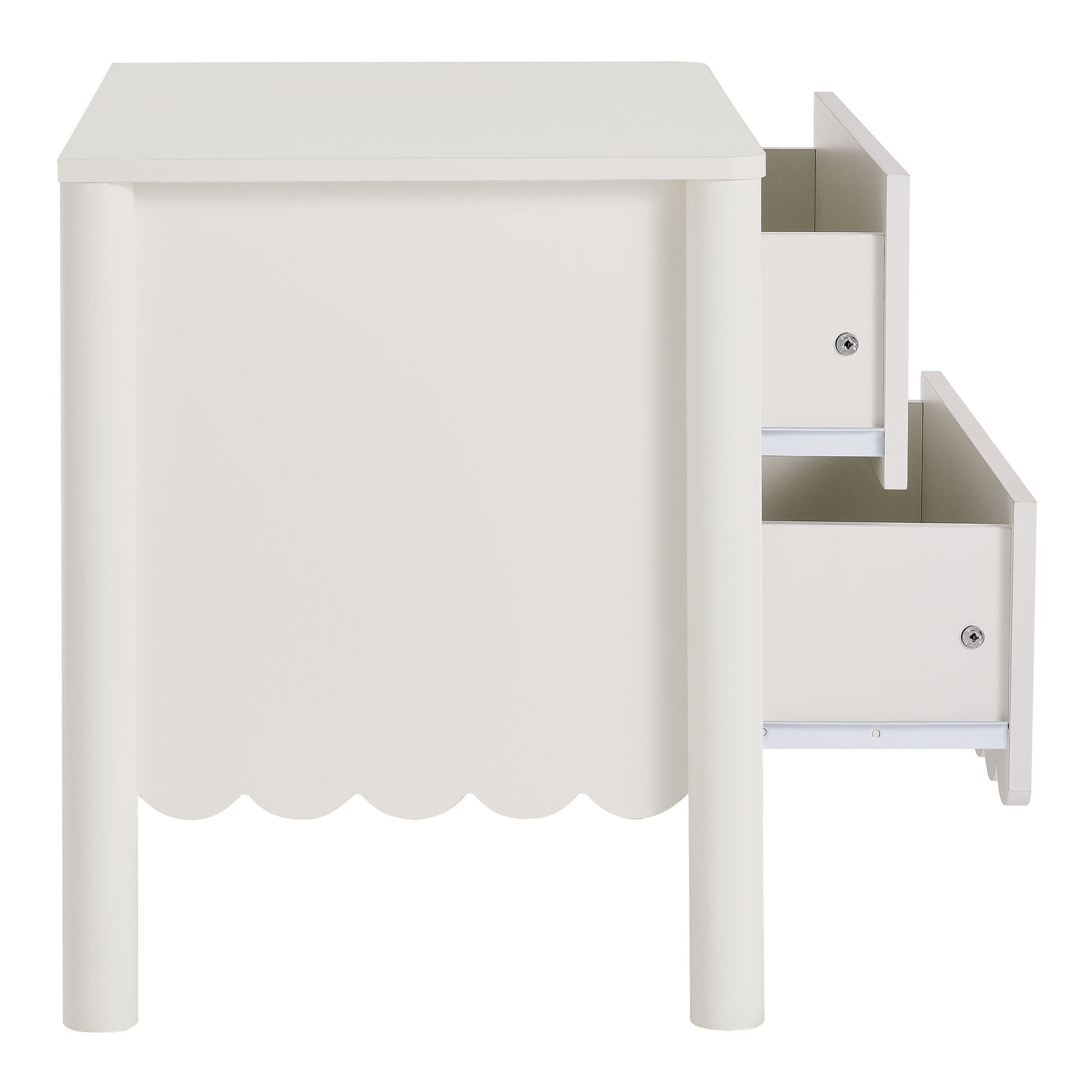 Emmeline Scalloped 2-Drawer Nightstand by Modway - Best Buy Furniture